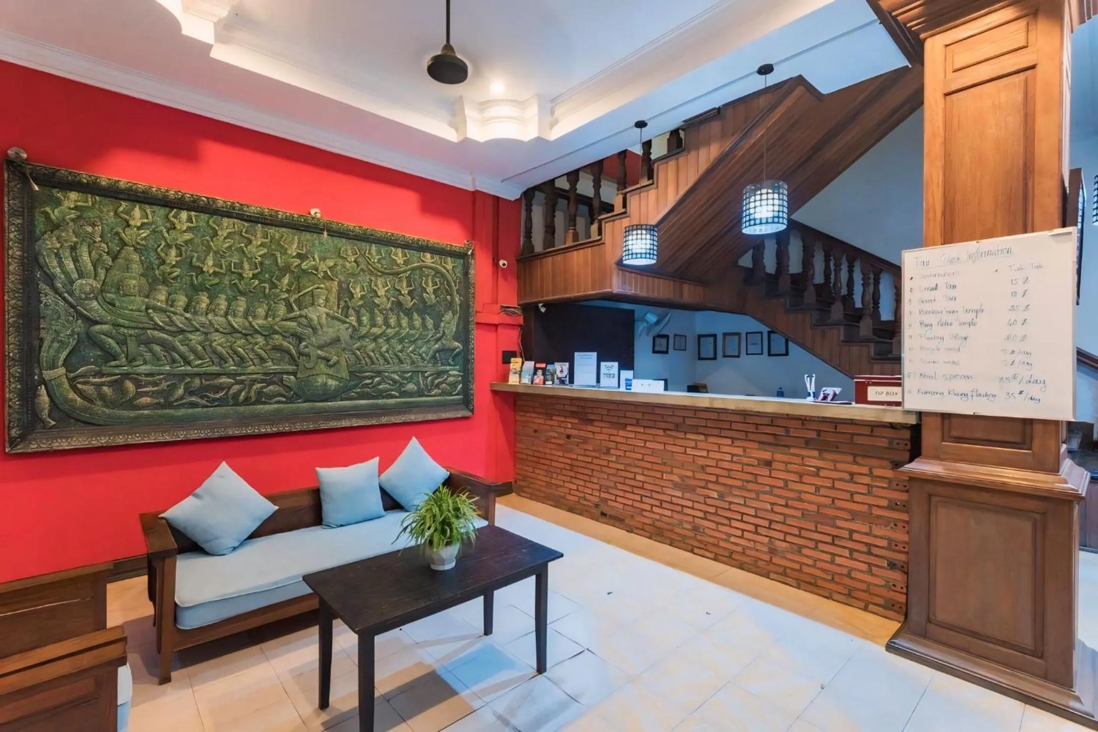 Lobby or reception in VPlus Hotel