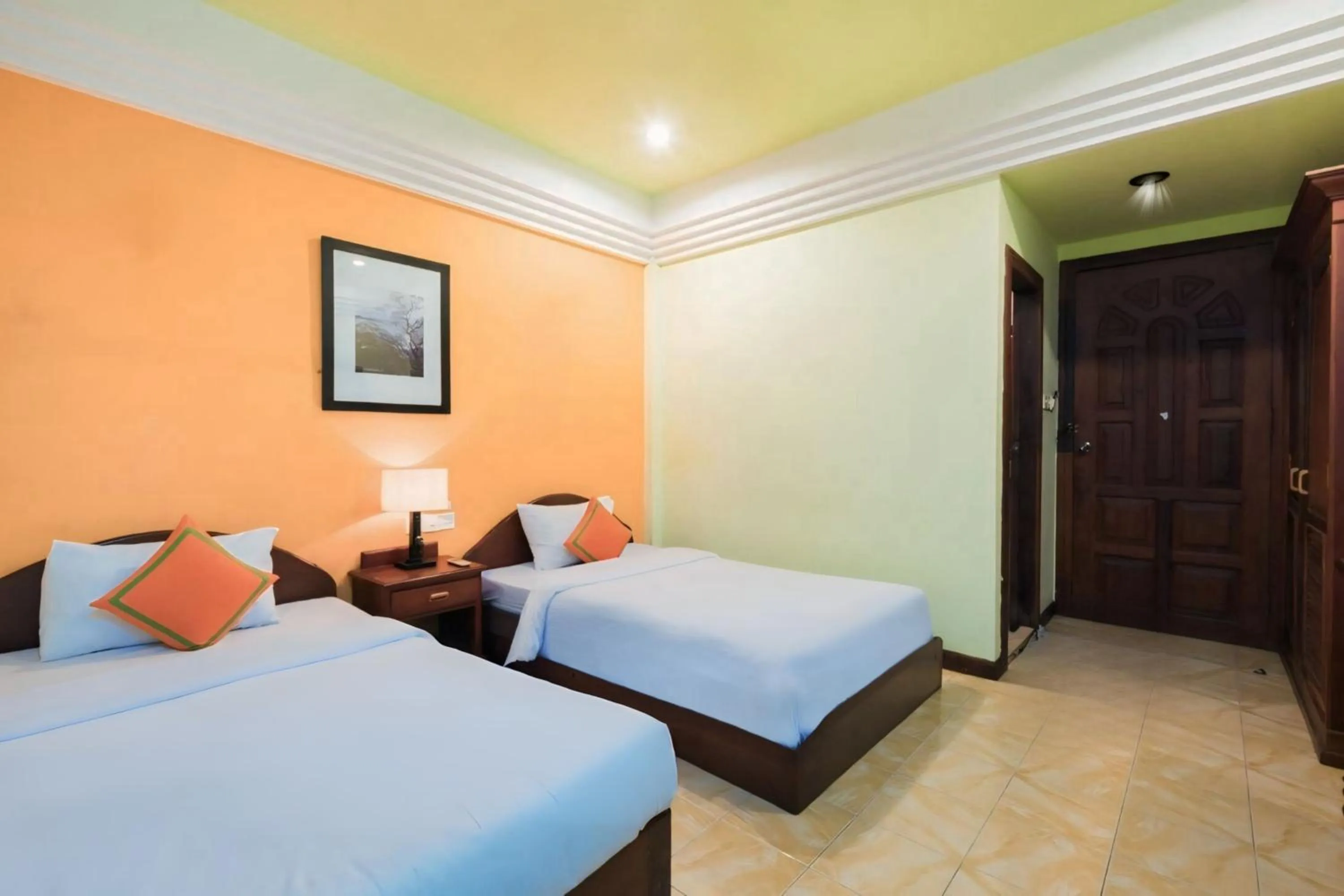 Photo of the whole room, Bed in VPlus Hotel