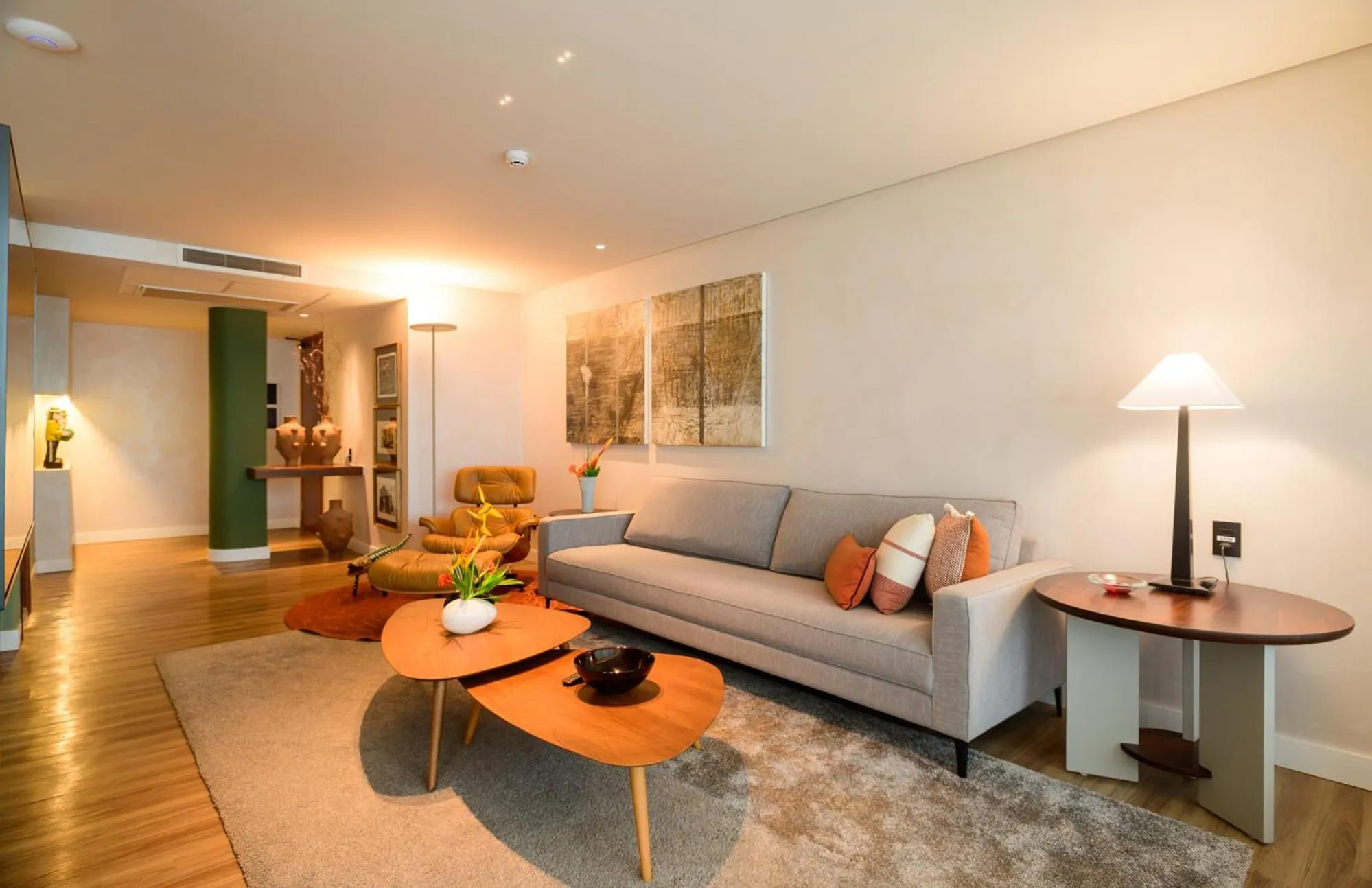 Seating area in Hotel Luzeiros Fortaleza