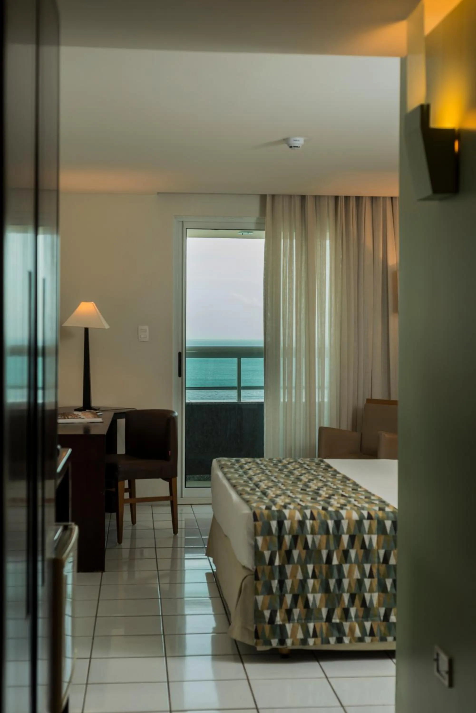 Bed in Hotel Luzeiros Fortaleza