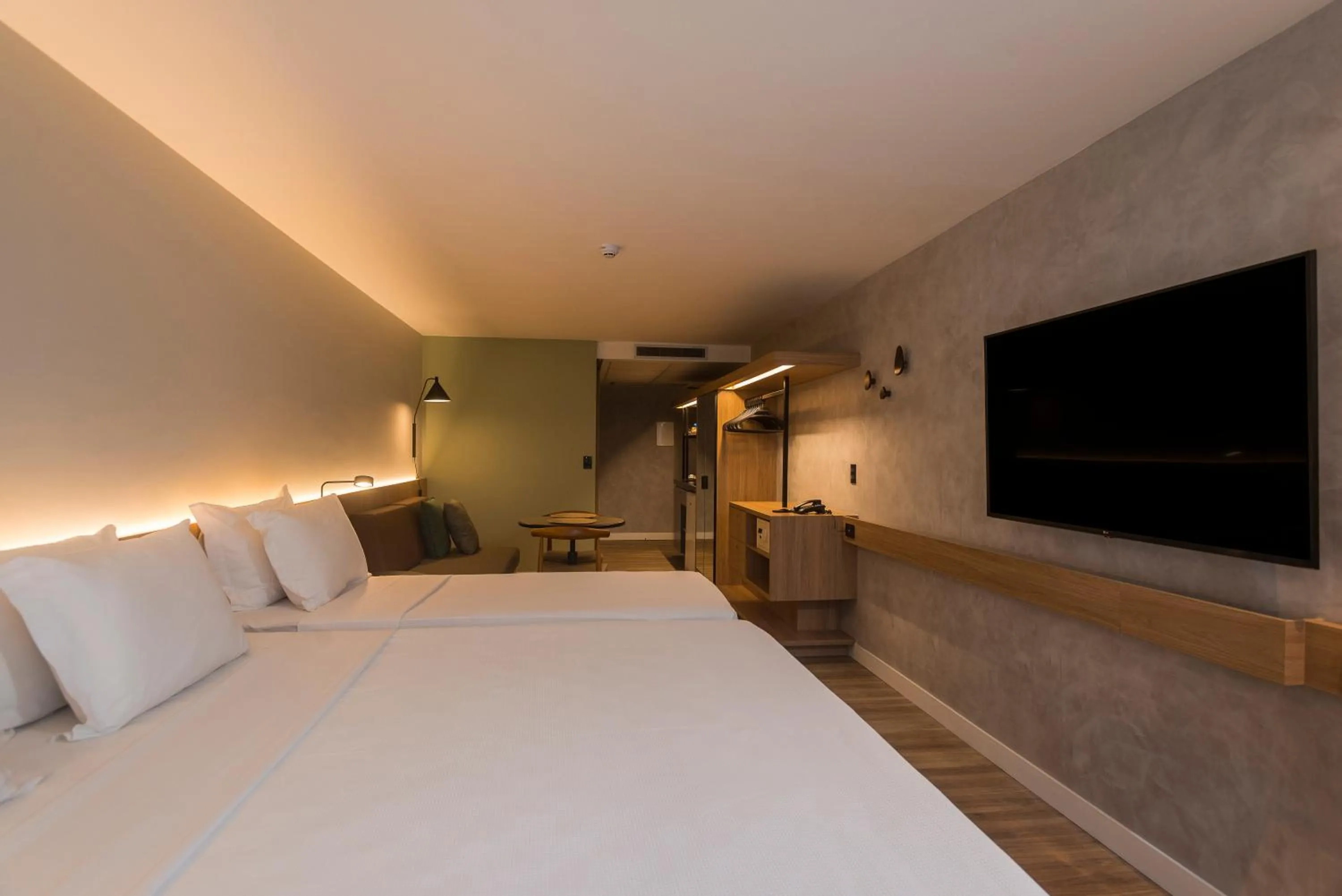 Bed in Hotel Luzeiros Fortaleza