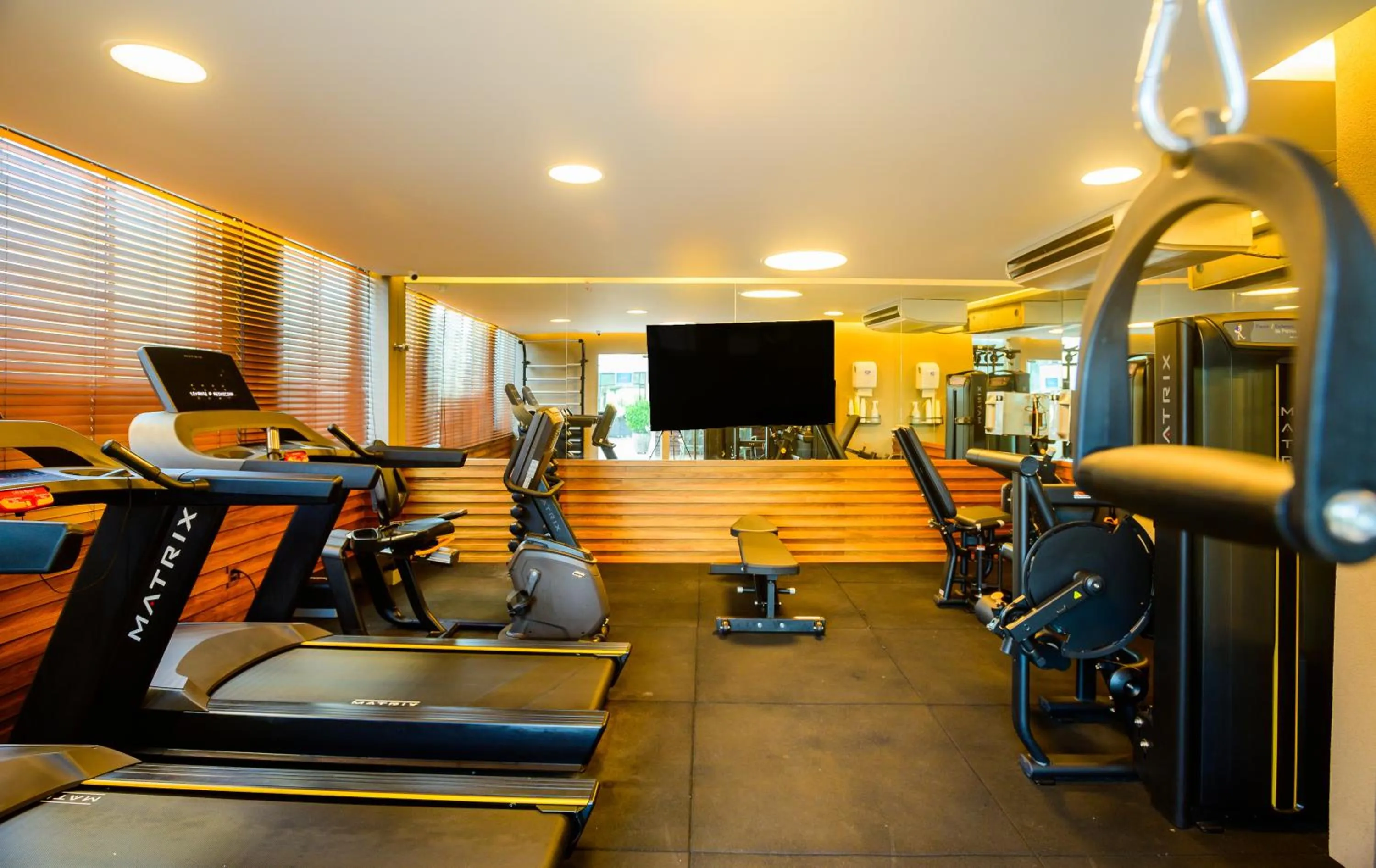 Fitness centre/facilities in Hotel Luzeiros Fortaleza
