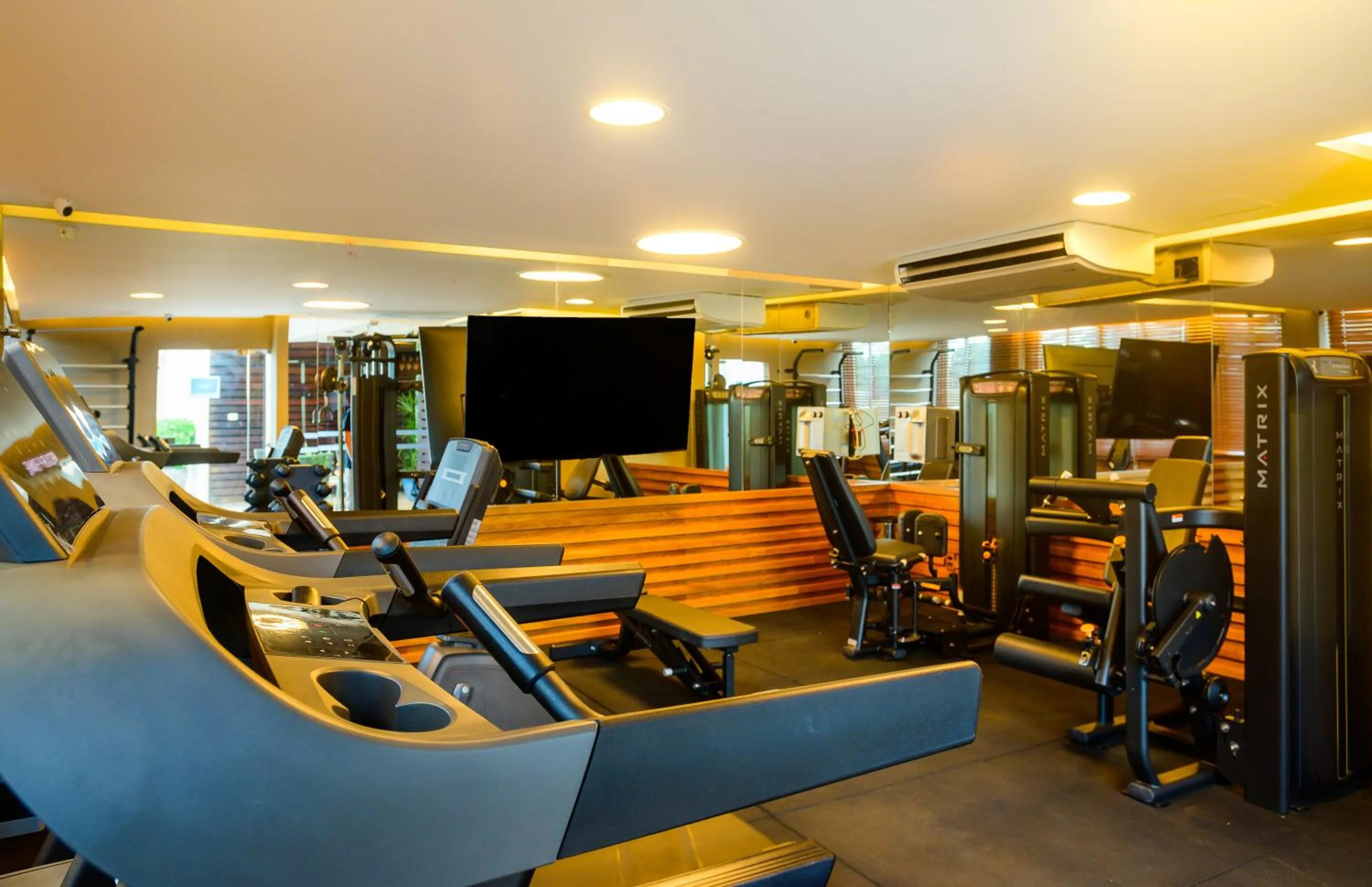 Fitness centre/facilities in Hotel Luzeiros Fortaleza