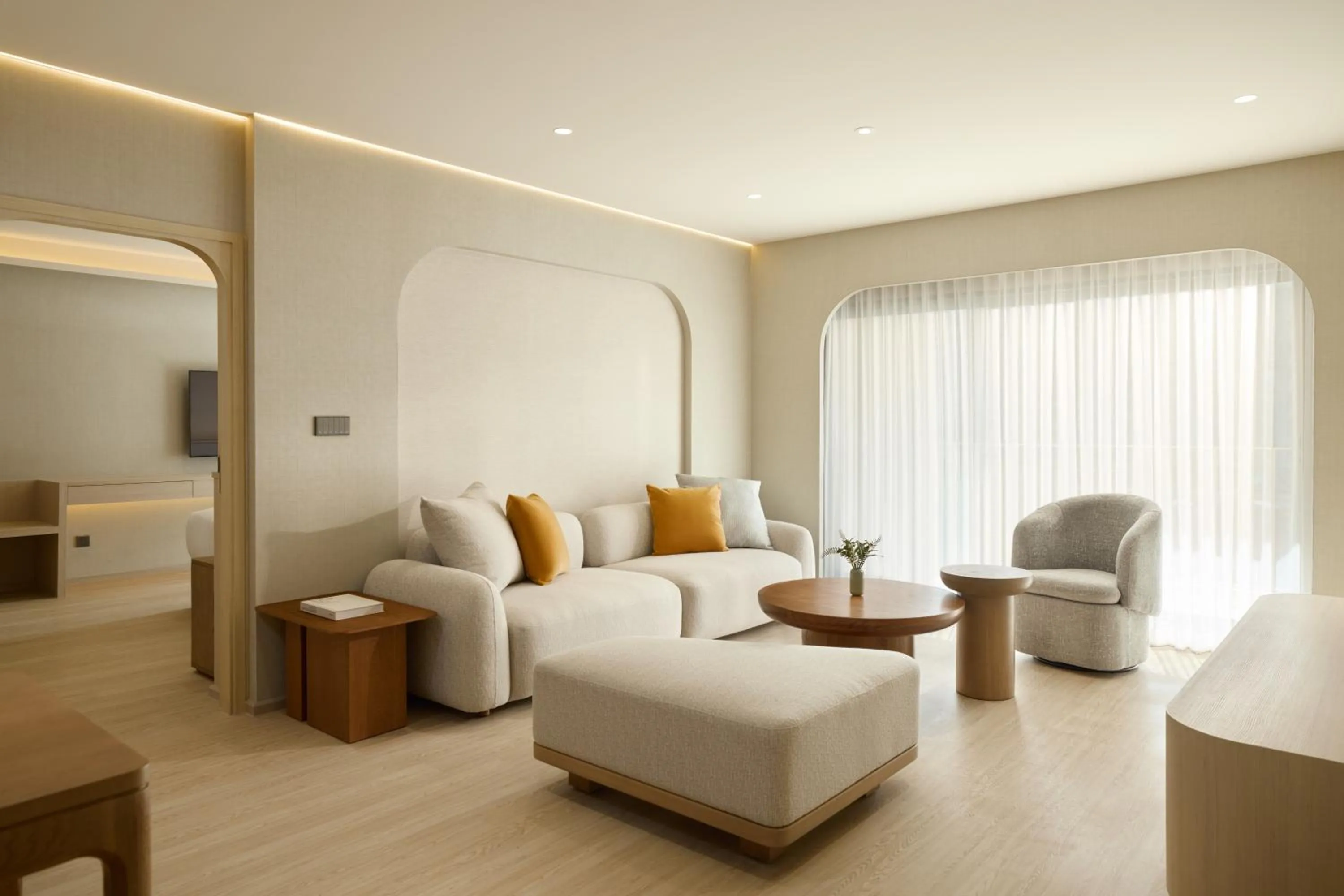 Living room, Bed in Marni Pattaya