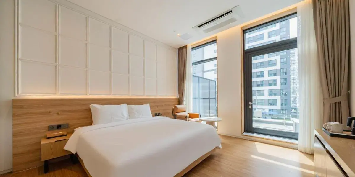 Bedroom, Bed in The hound hotel bandalseom2 Bedroom, Bed in The hound hotel bandalseom2