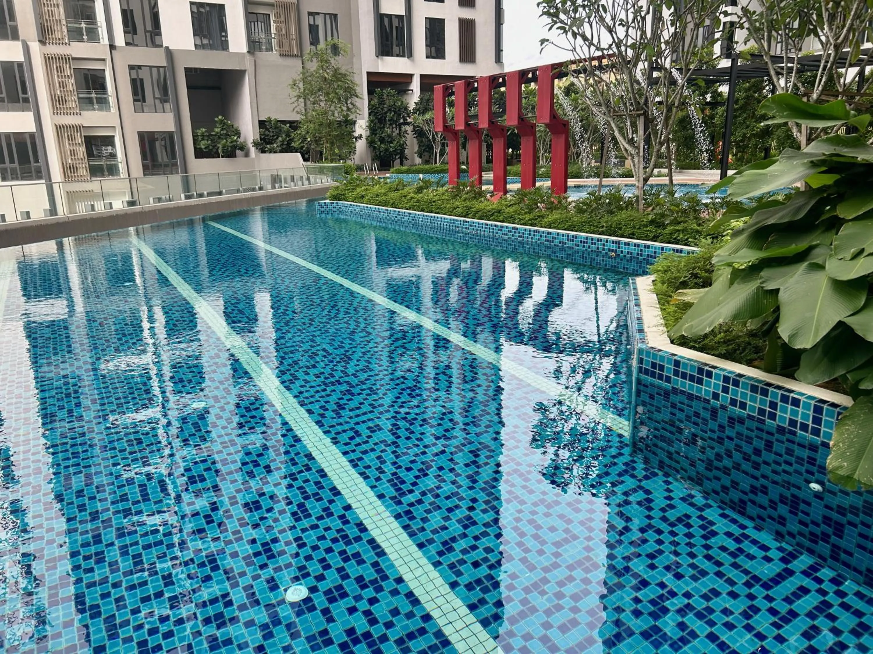 Pool view in KL Central 33rd Floor KLCC view