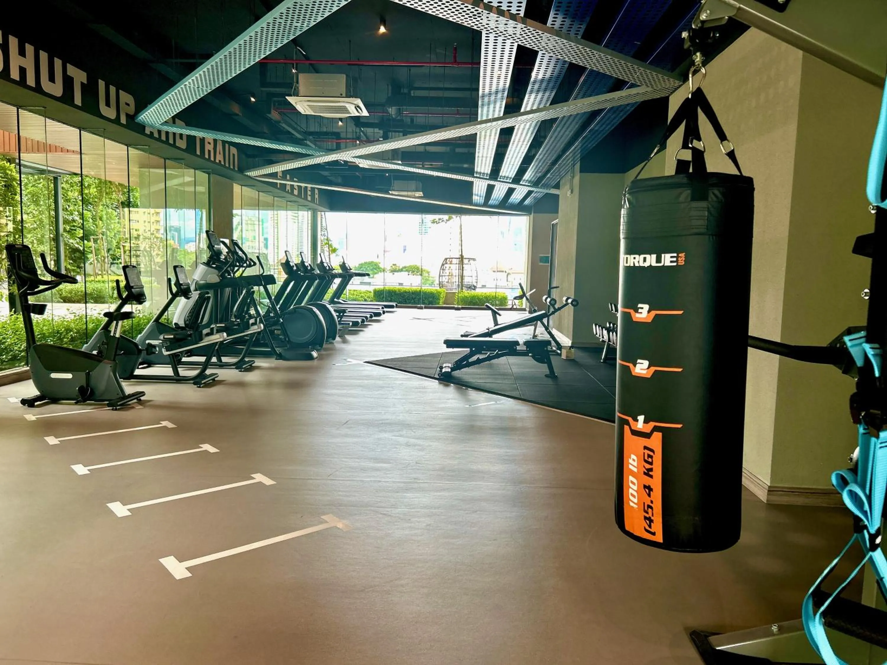Fitness centre/facilities in KL Central 33rd Floor KLCC view