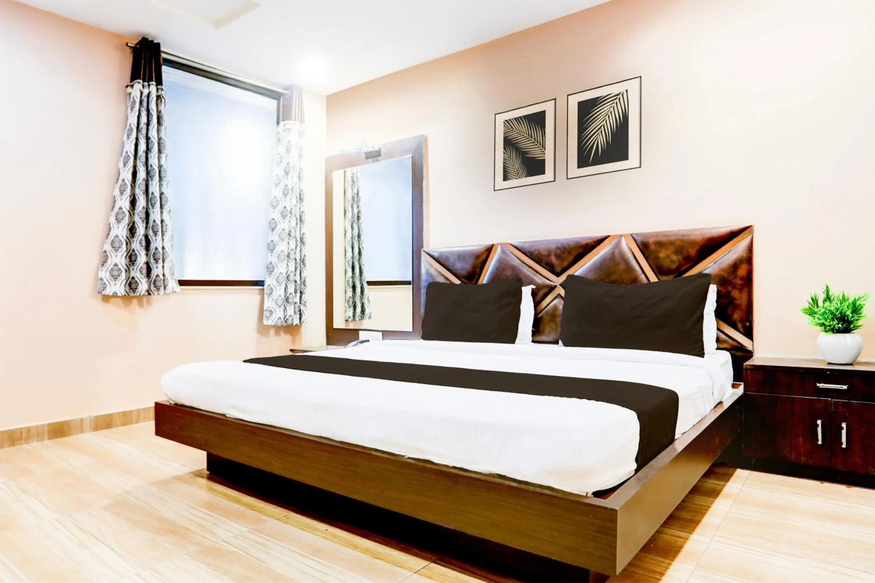 Bedroom, Bed in Super Collection O Kampoo Tiraha Road Formerly Siddhi Vinayak