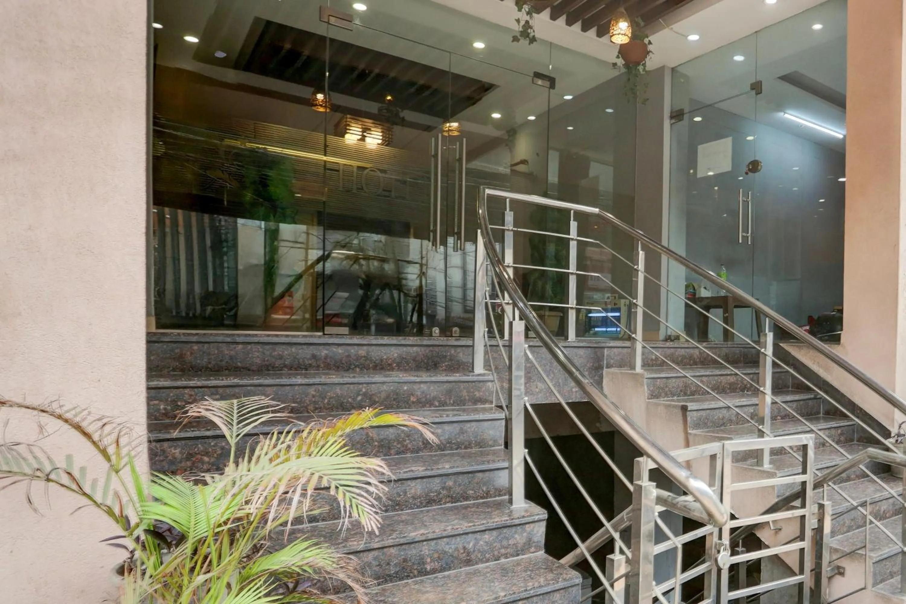 Facade/entrance in Super Collection O Railway Station Road Near Clock Tower