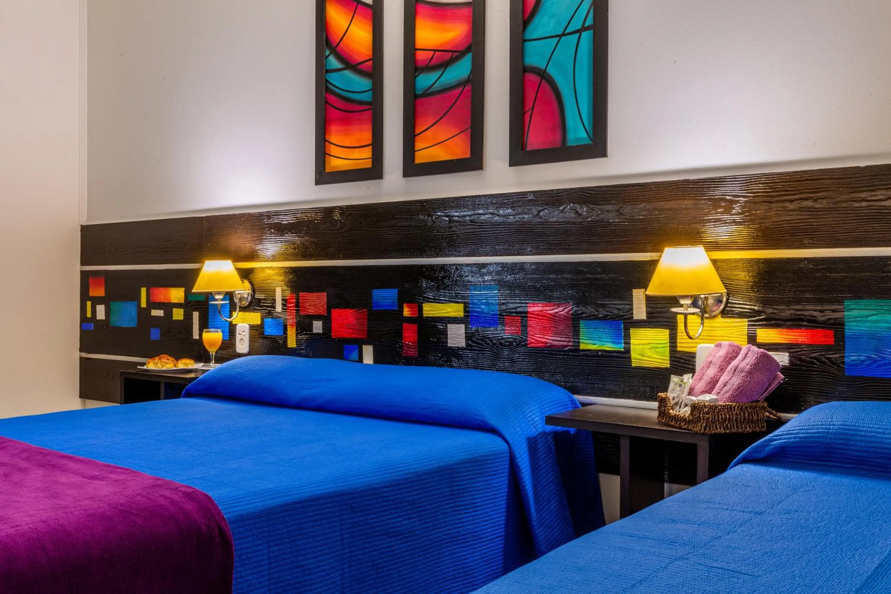 Bed in Hotel Calimera