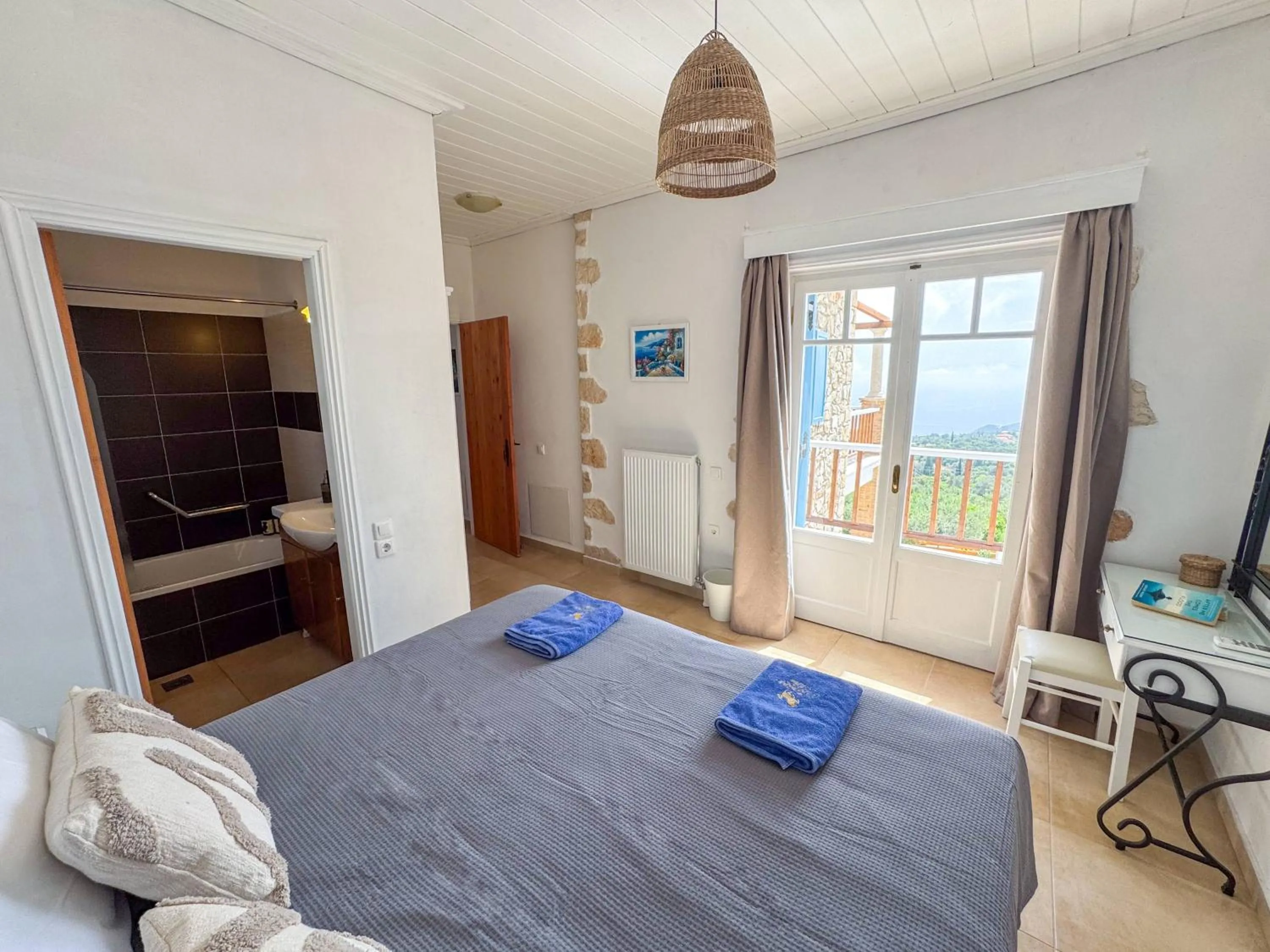 Bed in Ionian Villas