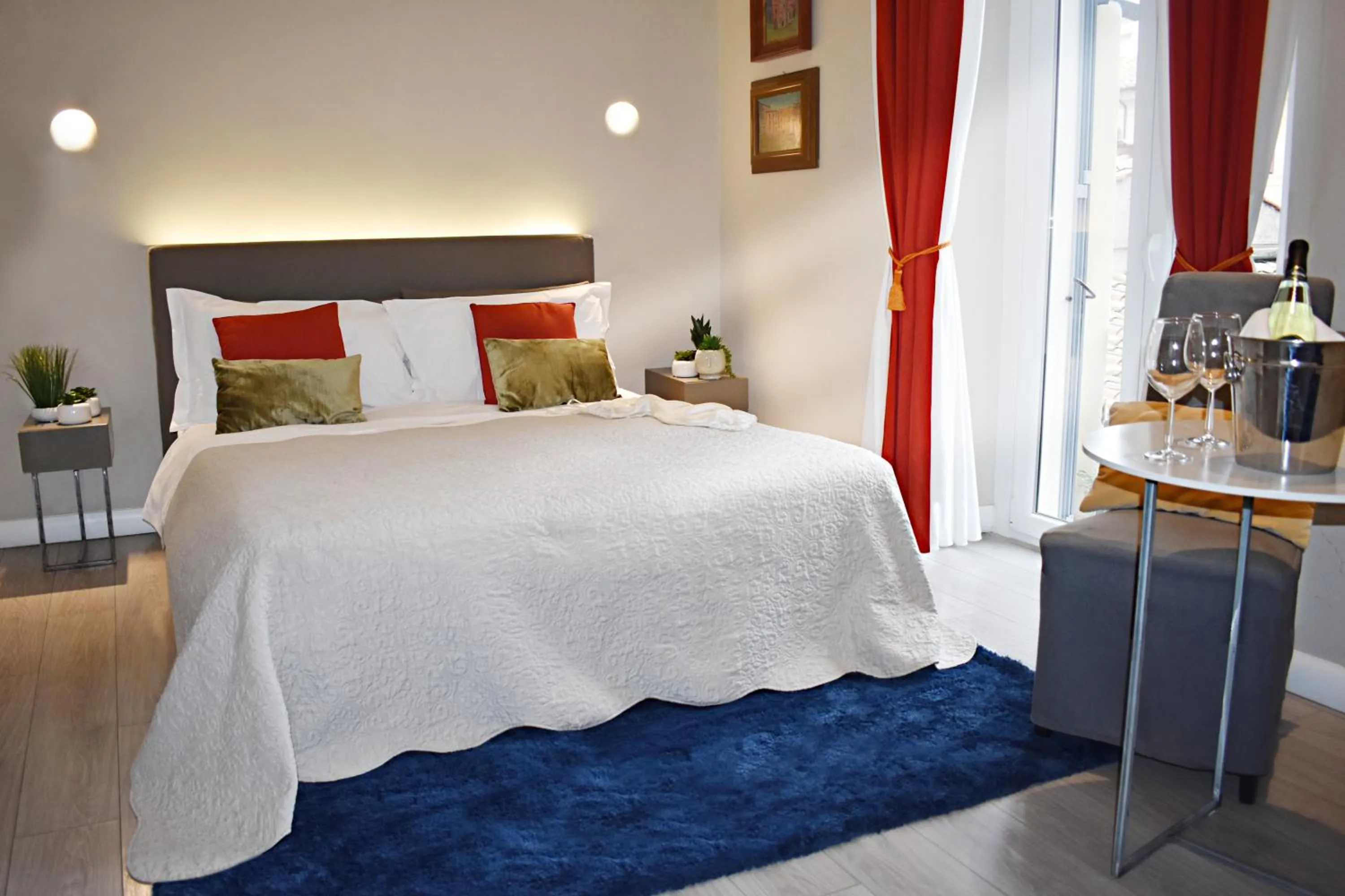 Bed in The Roman Empire Guesthouse