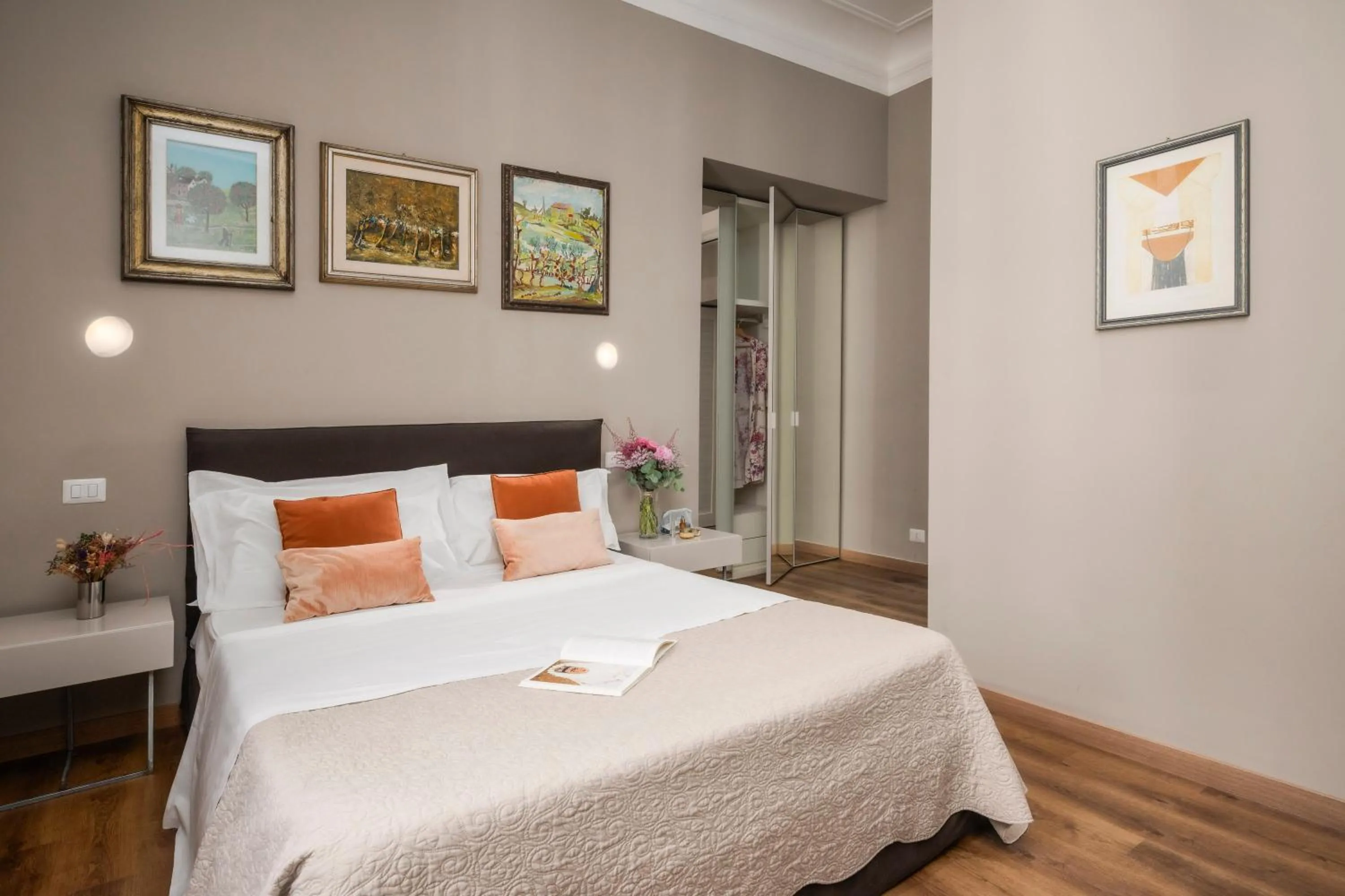 Bed in The Roman Empire Guesthouse