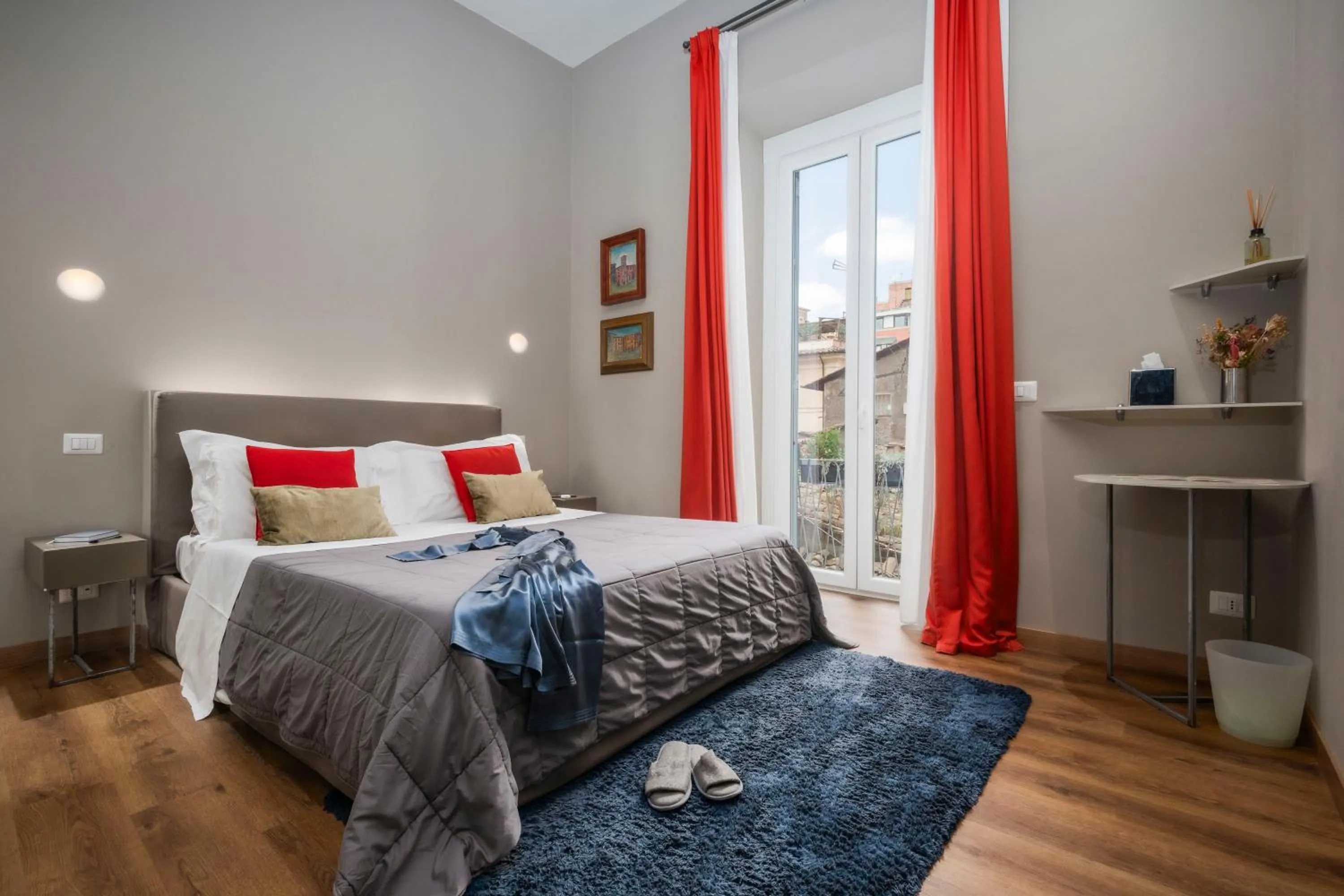 Bedroom, Bed in The Roman Empire Guesthouse