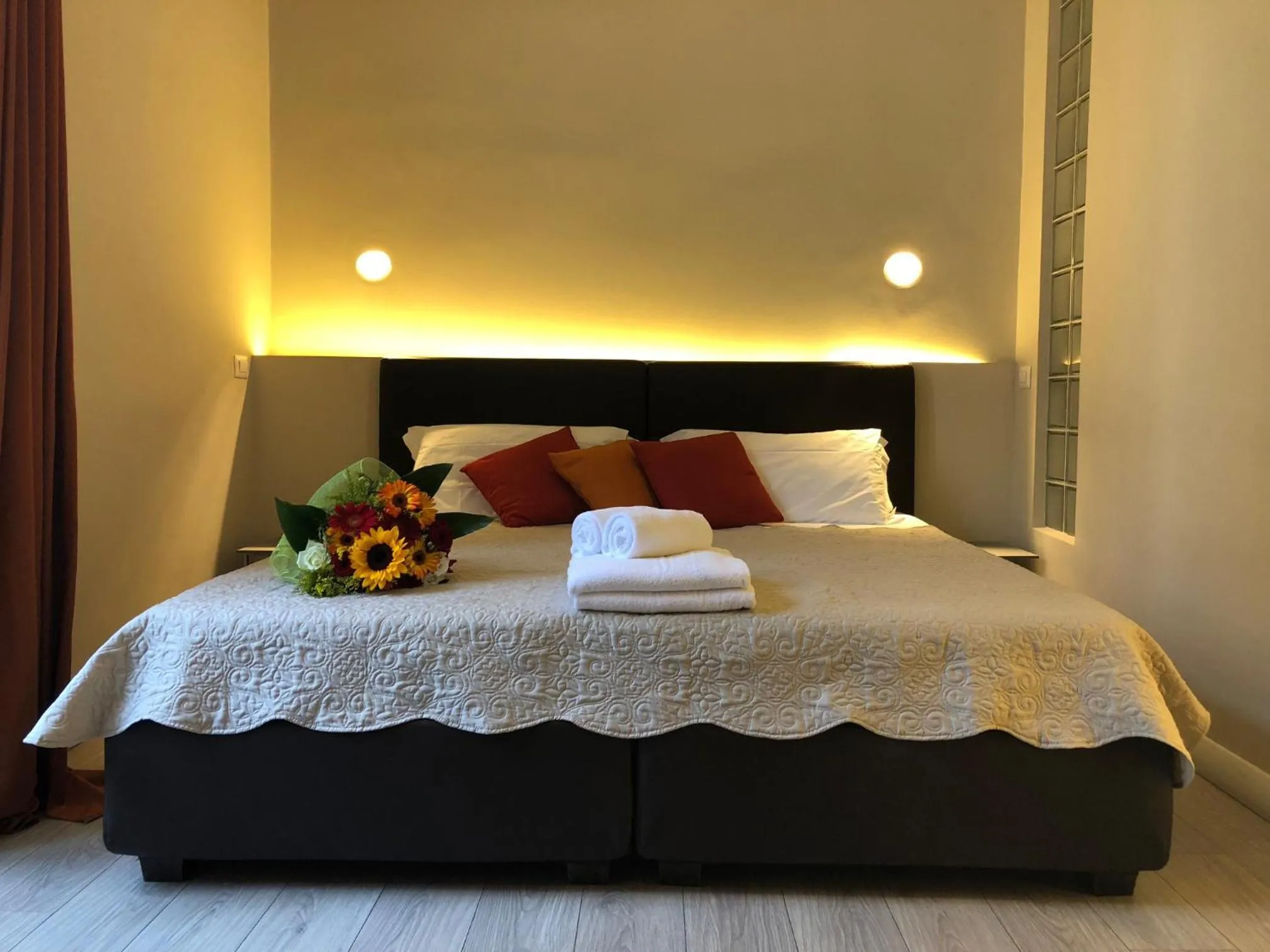 Bed in The Roman Empire Guesthouse