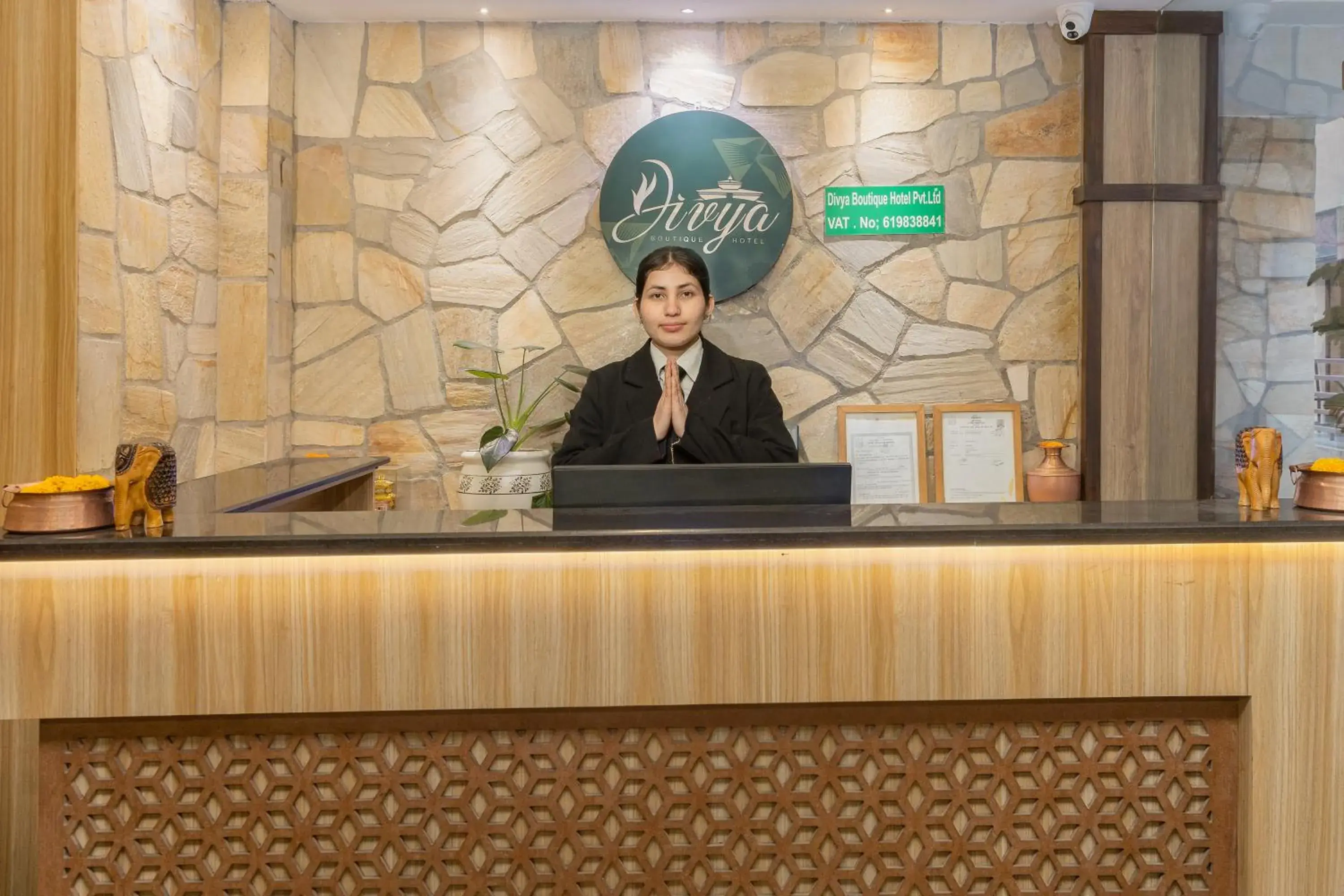 Lobby or reception in Divya Boutique Inn Lobby or reception in Divya Boutique Inn