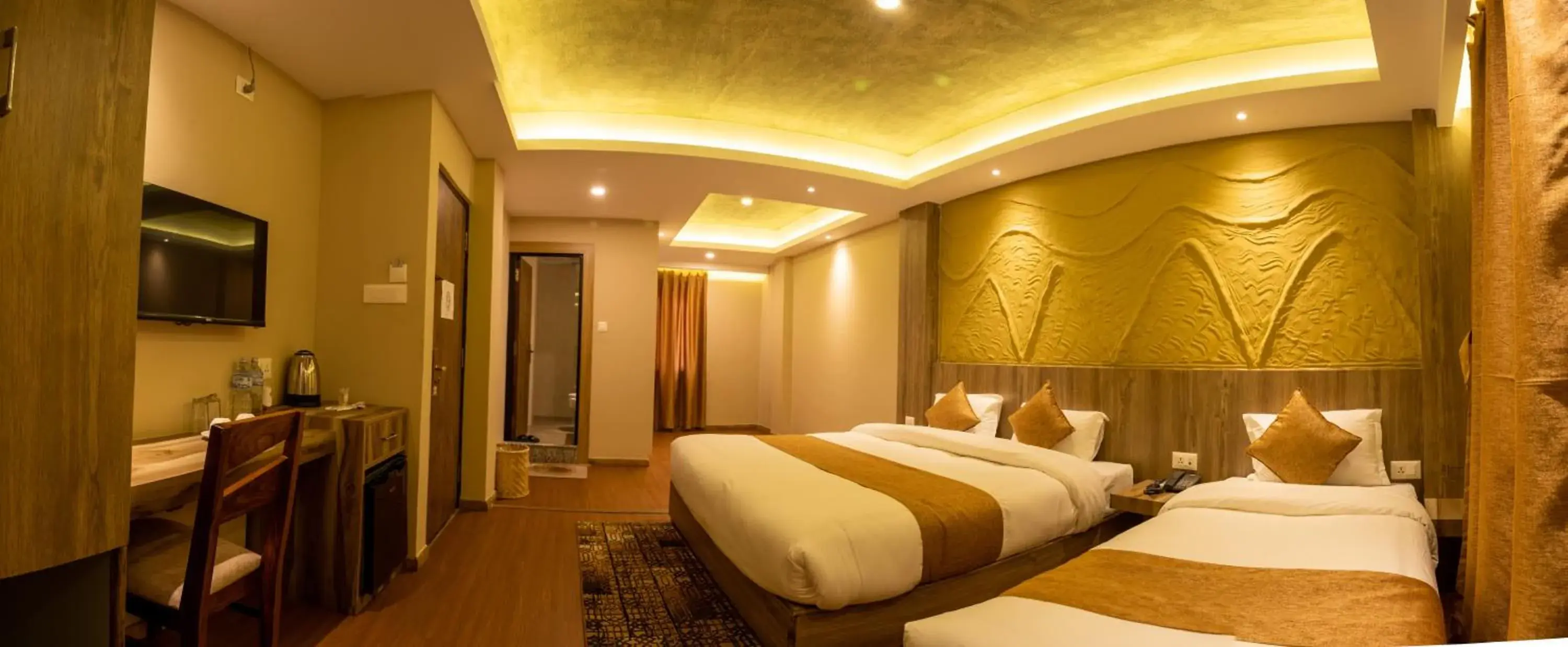 Bed in Divya Boutique Inn Bed in Divya Boutique Inn