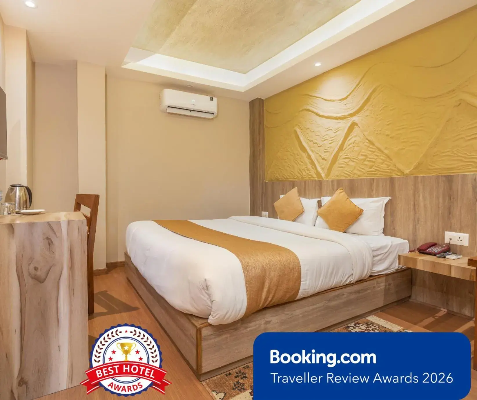 Bed in Divya Boutique Inn Bed in Divya Boutique Inn