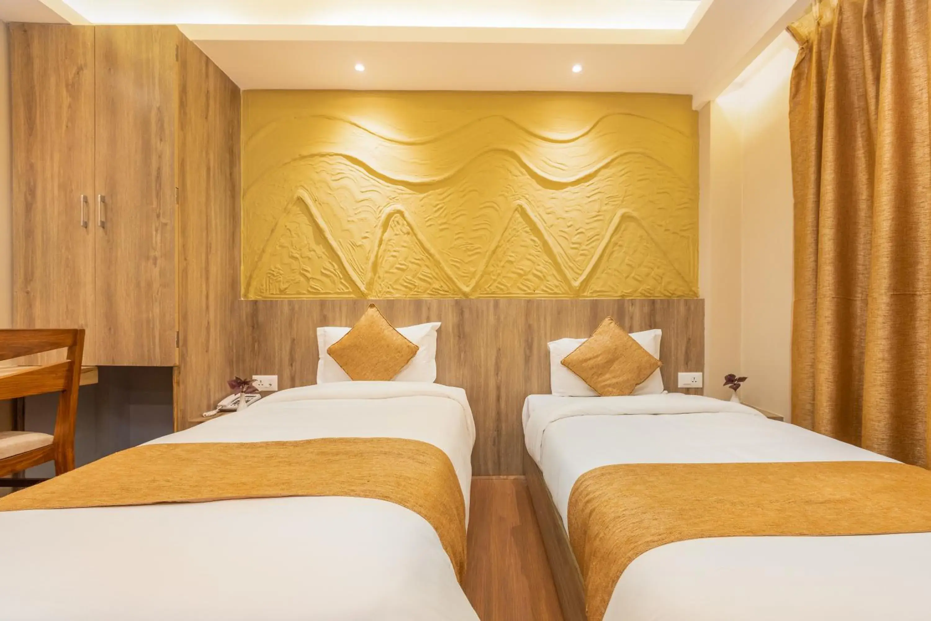 Bed in Divya Boutique Inn Bed in Divya Boutique Inn