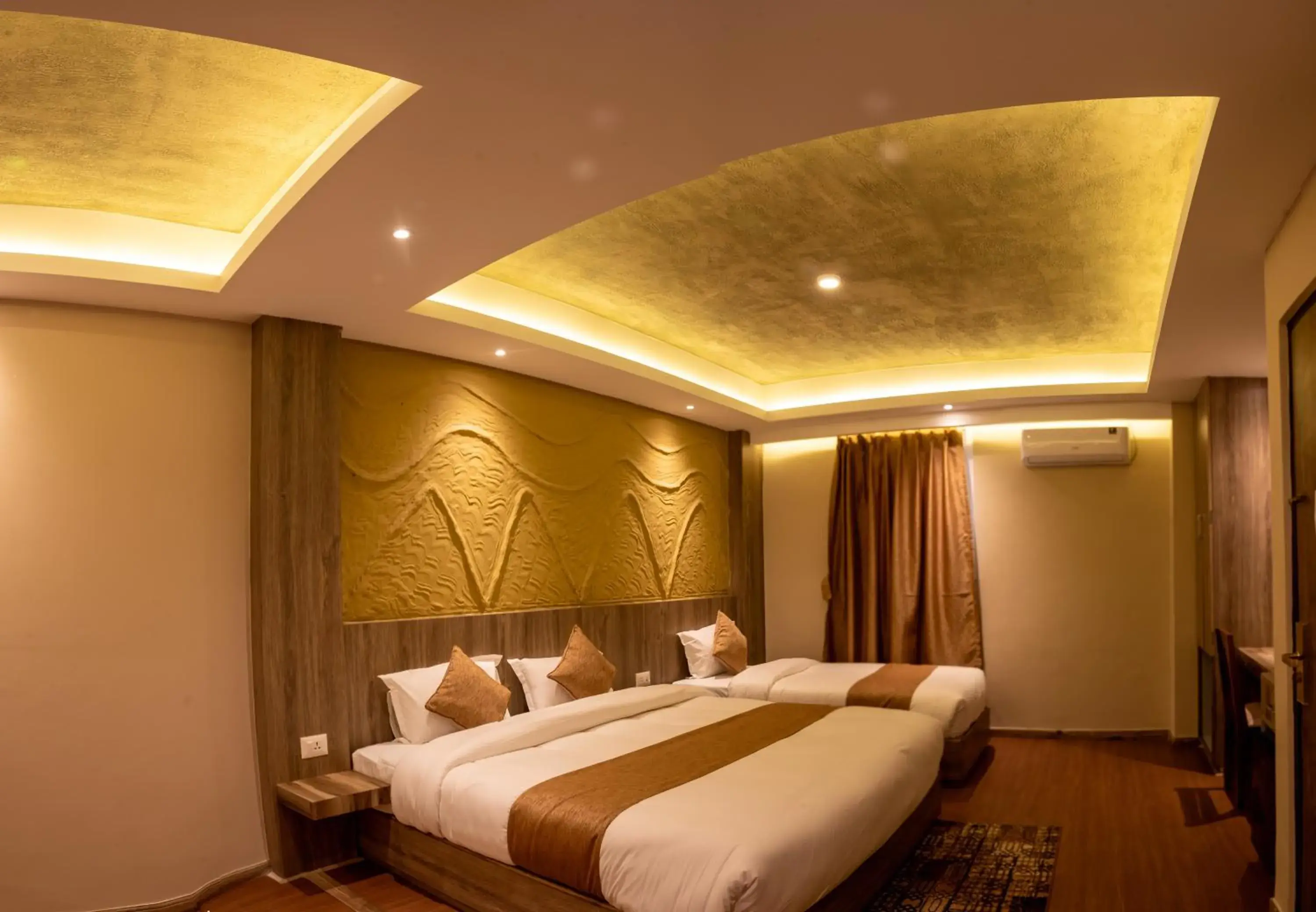 Bed in Divya Boutique Inn Bed in Divya Boutique Inn