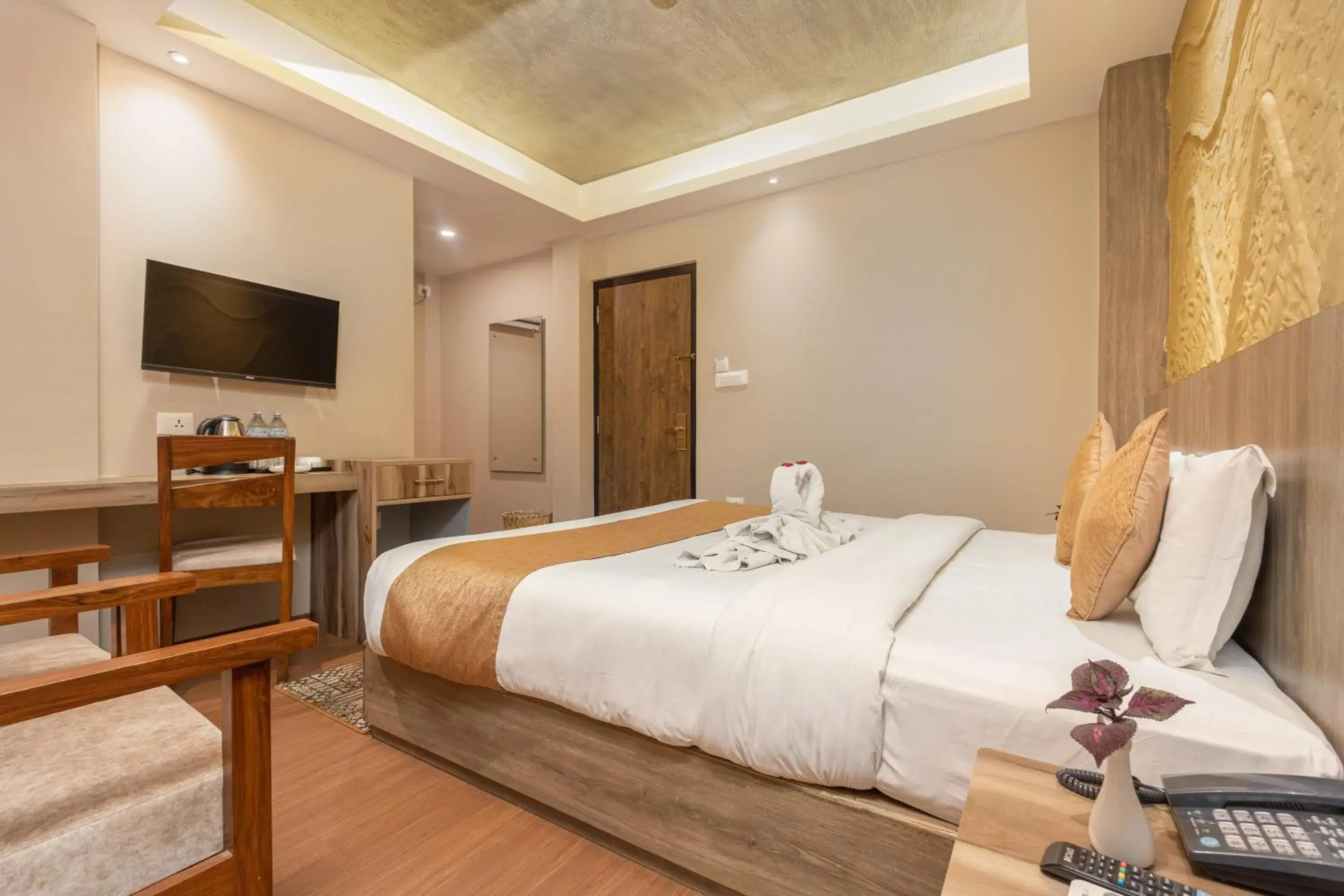 Bed in Divya Boutique Inn Bed in Divya Boutique Inn