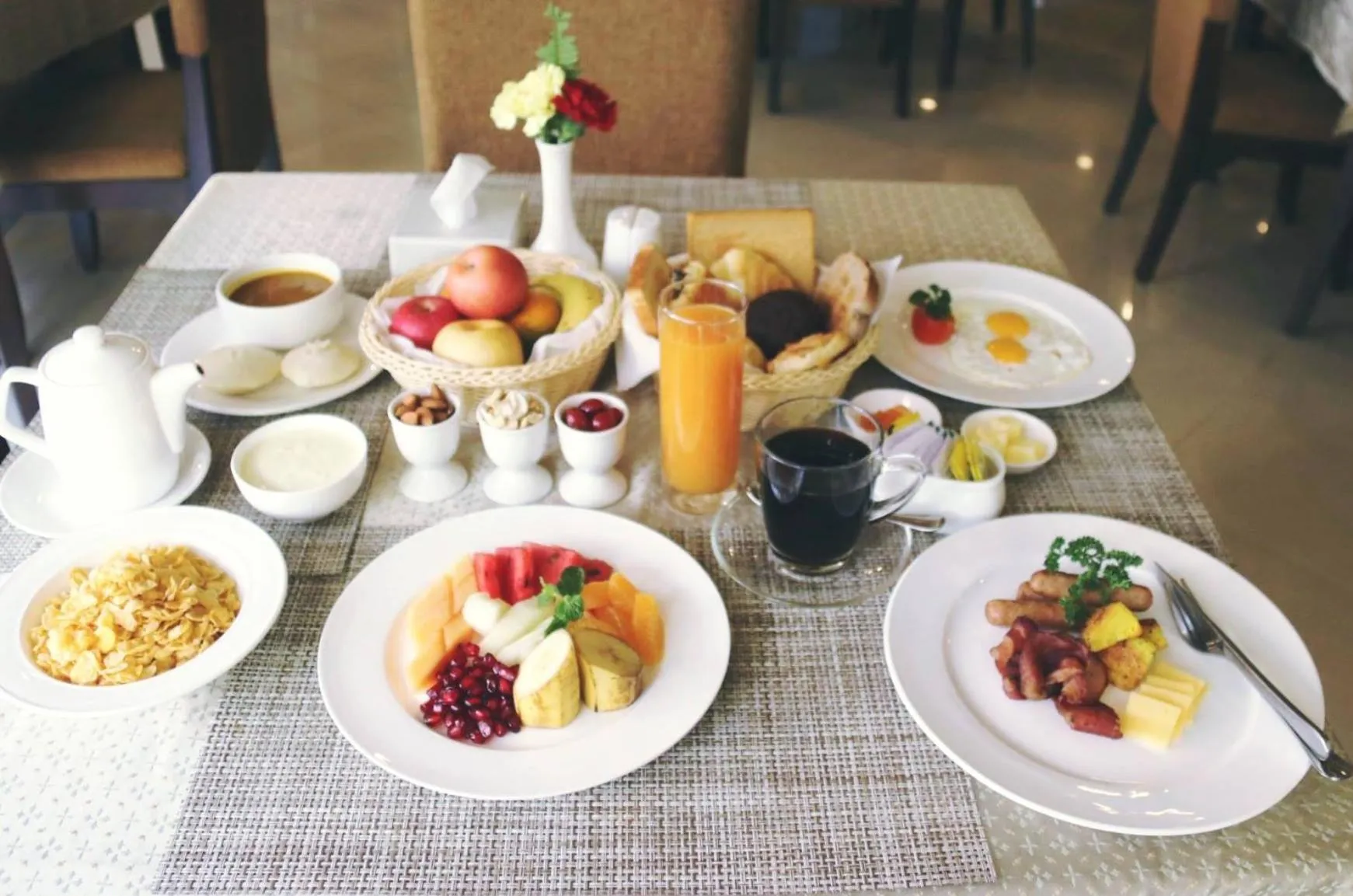 Breakfast in Divya Boutique Inn