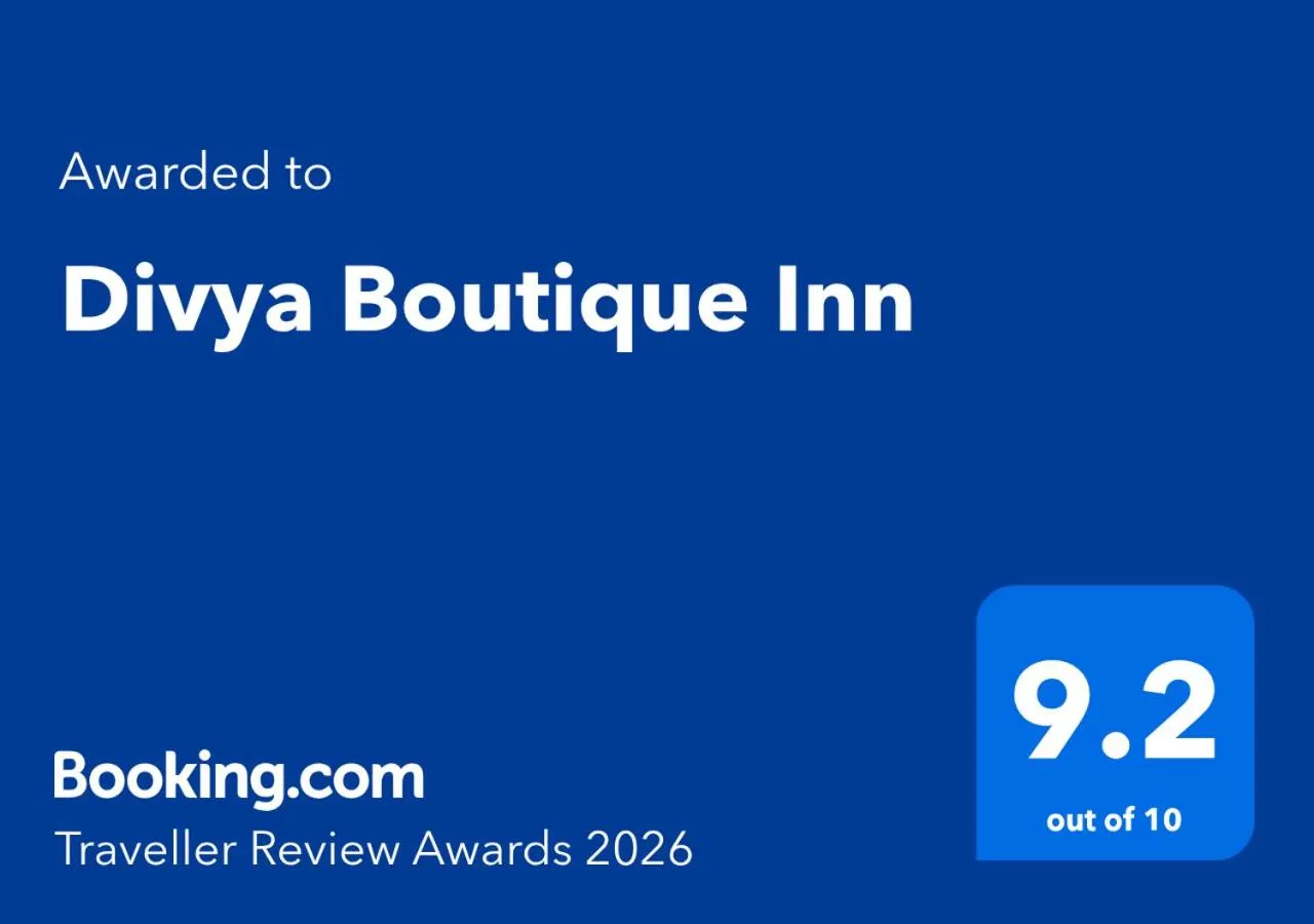 Certificate/Award in Divya Boutique Inn