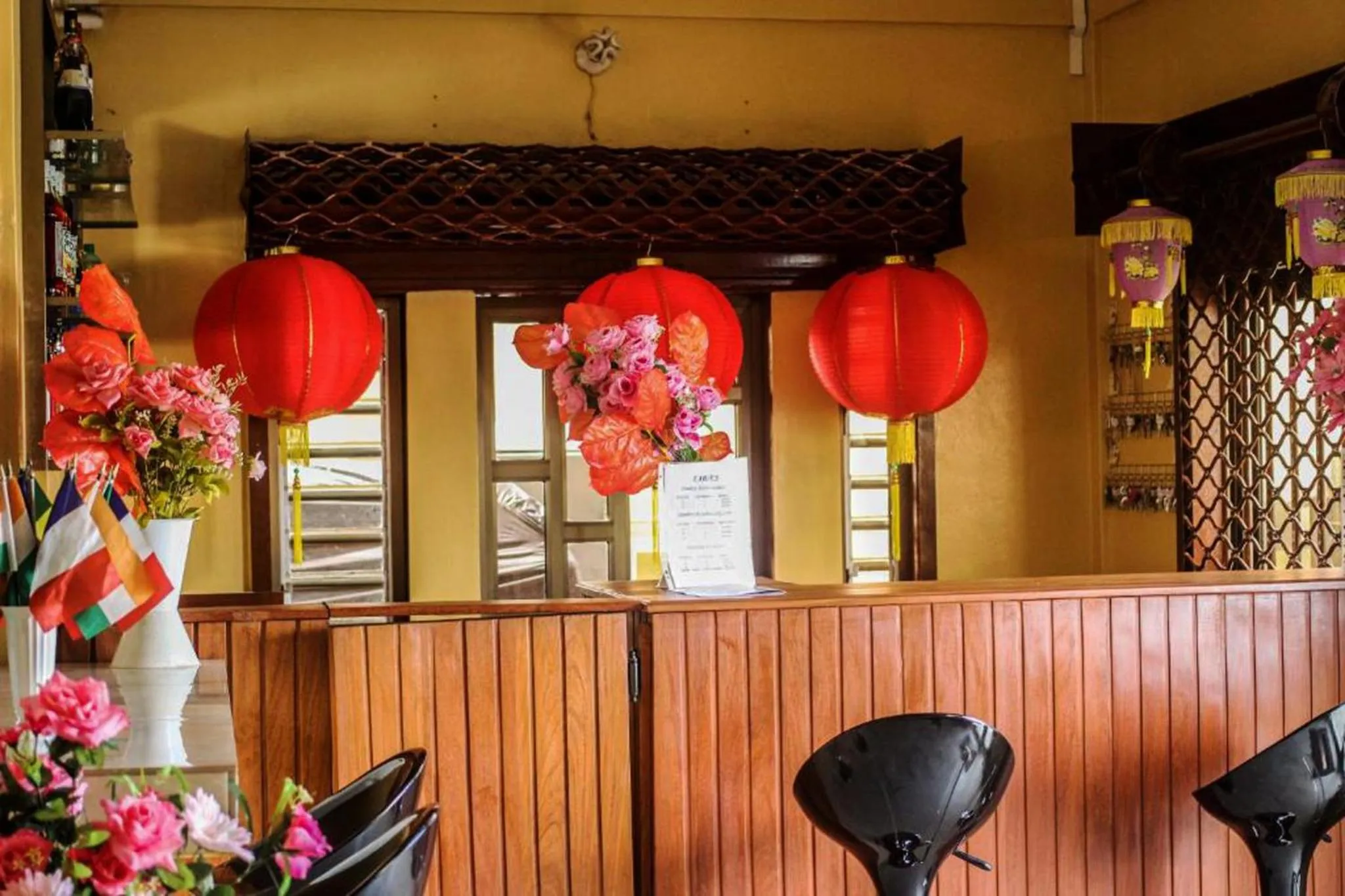 Lobby or reception in Diaspora Benin Hotel C-E