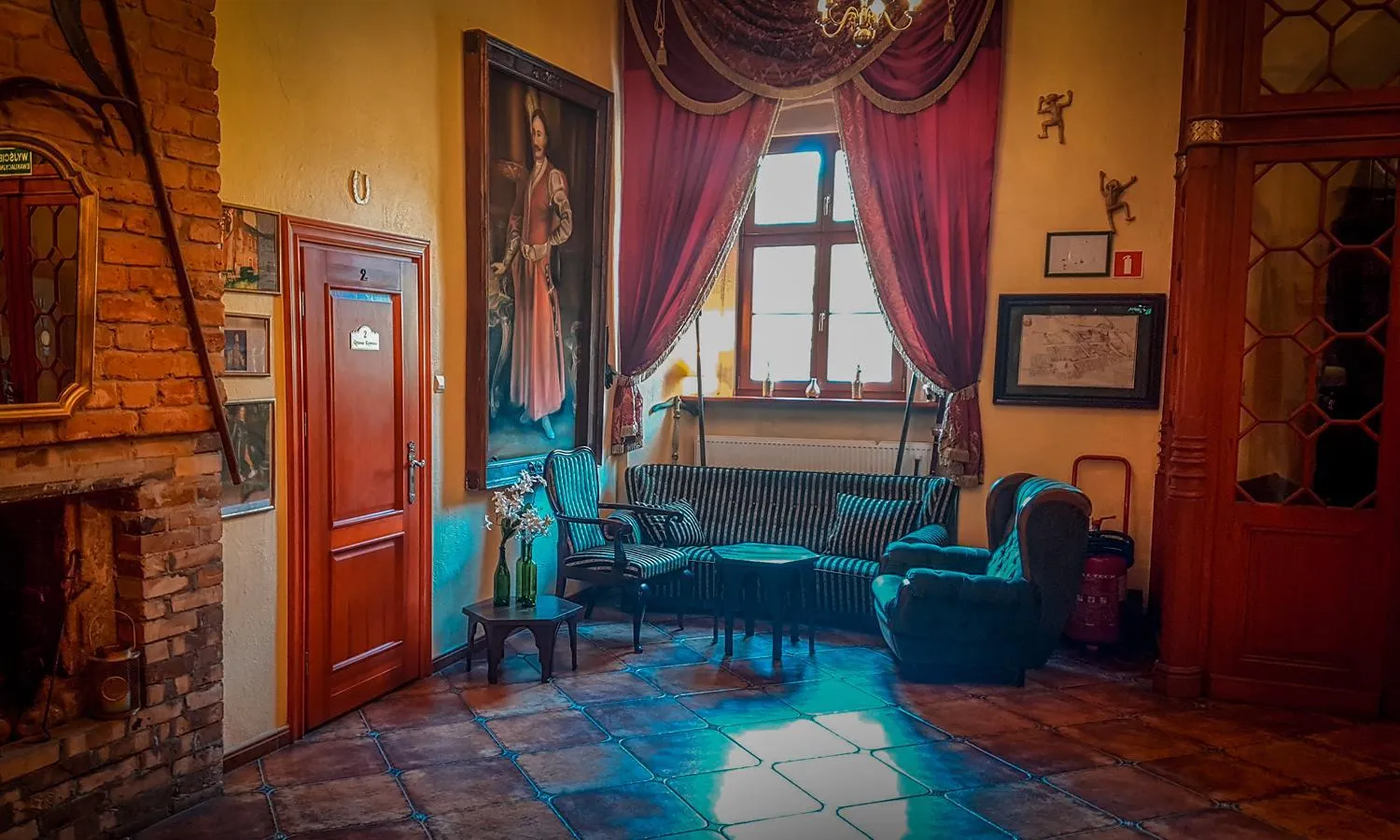 Lobby or reception in Zamek Dobroszyce
