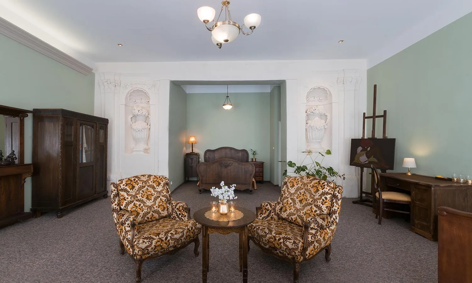 Living room in Zamek Dobroszyce