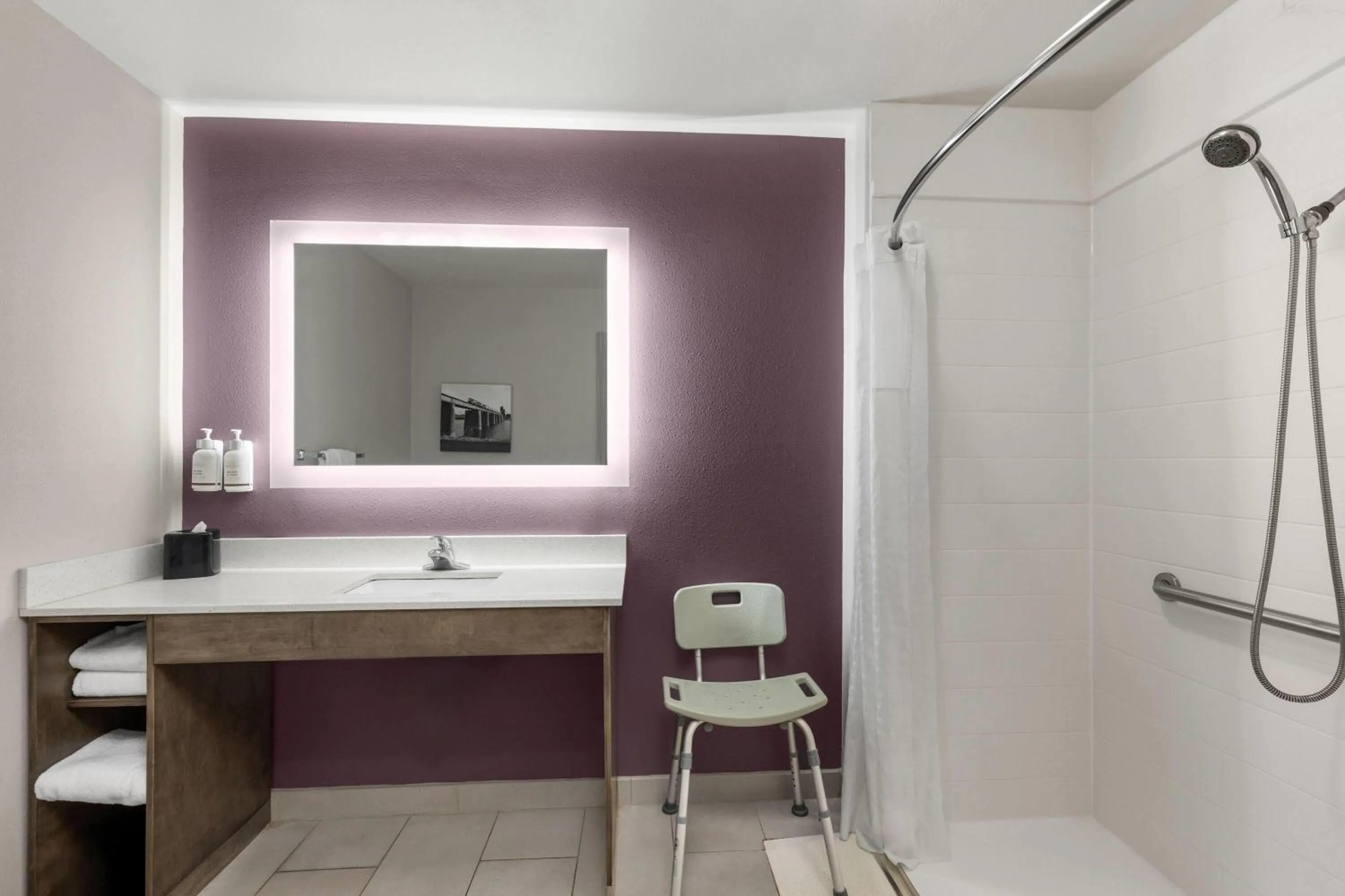 Shower in La Quinta by Wyndham Chattanooga - Lookout Mtn