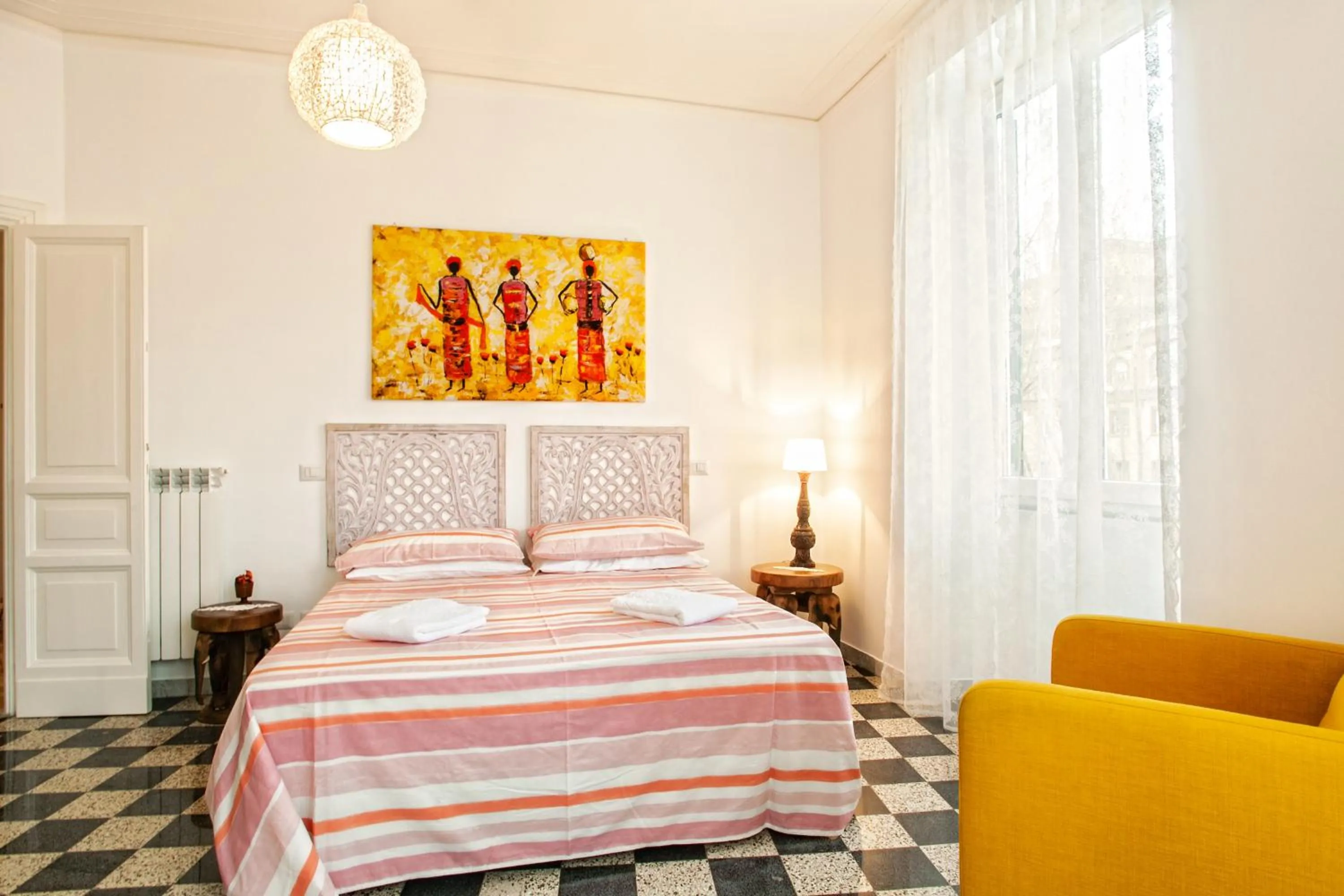 Photo of the whole room, Bed in Vatica B&B Roma