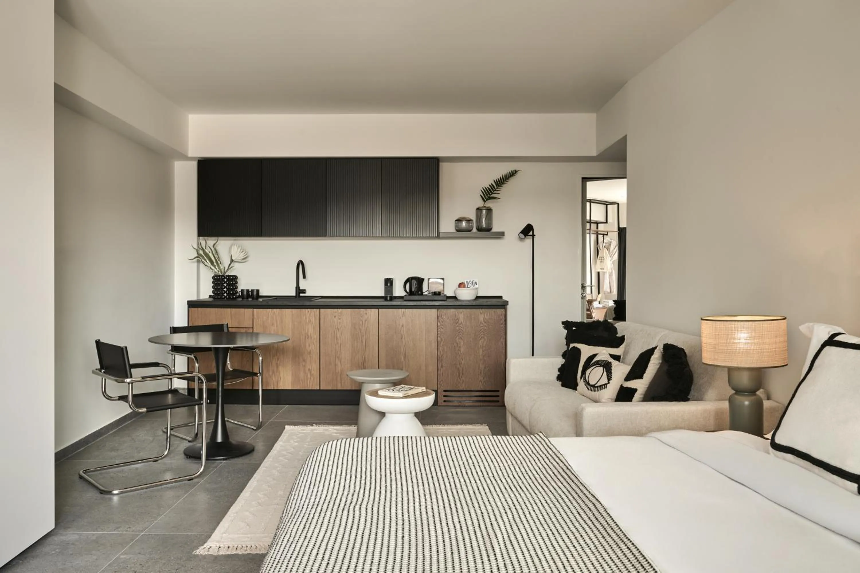 Kitchen or kitchenette, Bed in Vision Gazi