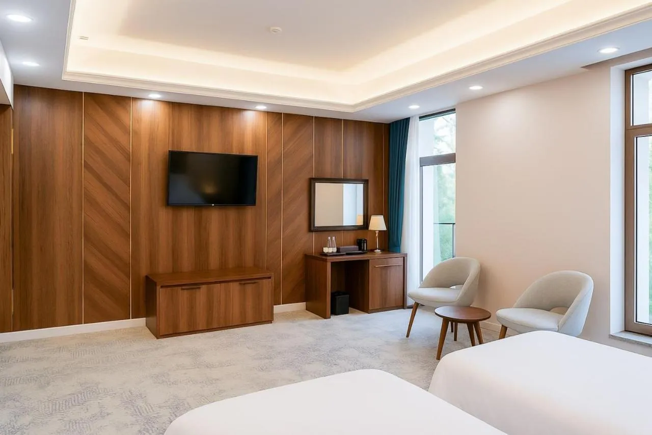 Bed in Siab Hotel Premium