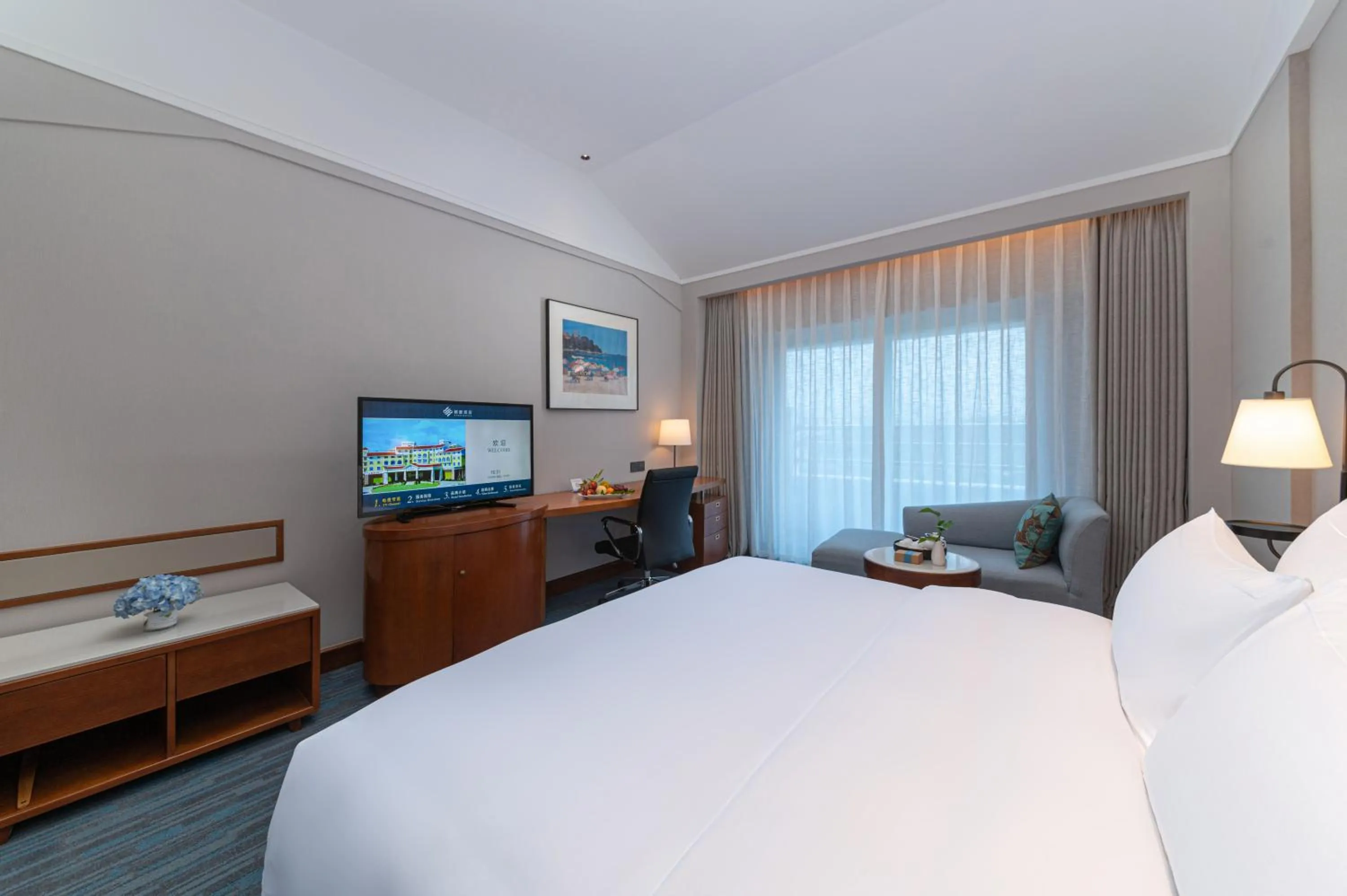 Bedroom, Bed in Xiamen Xiang An Yi Hao Hotel