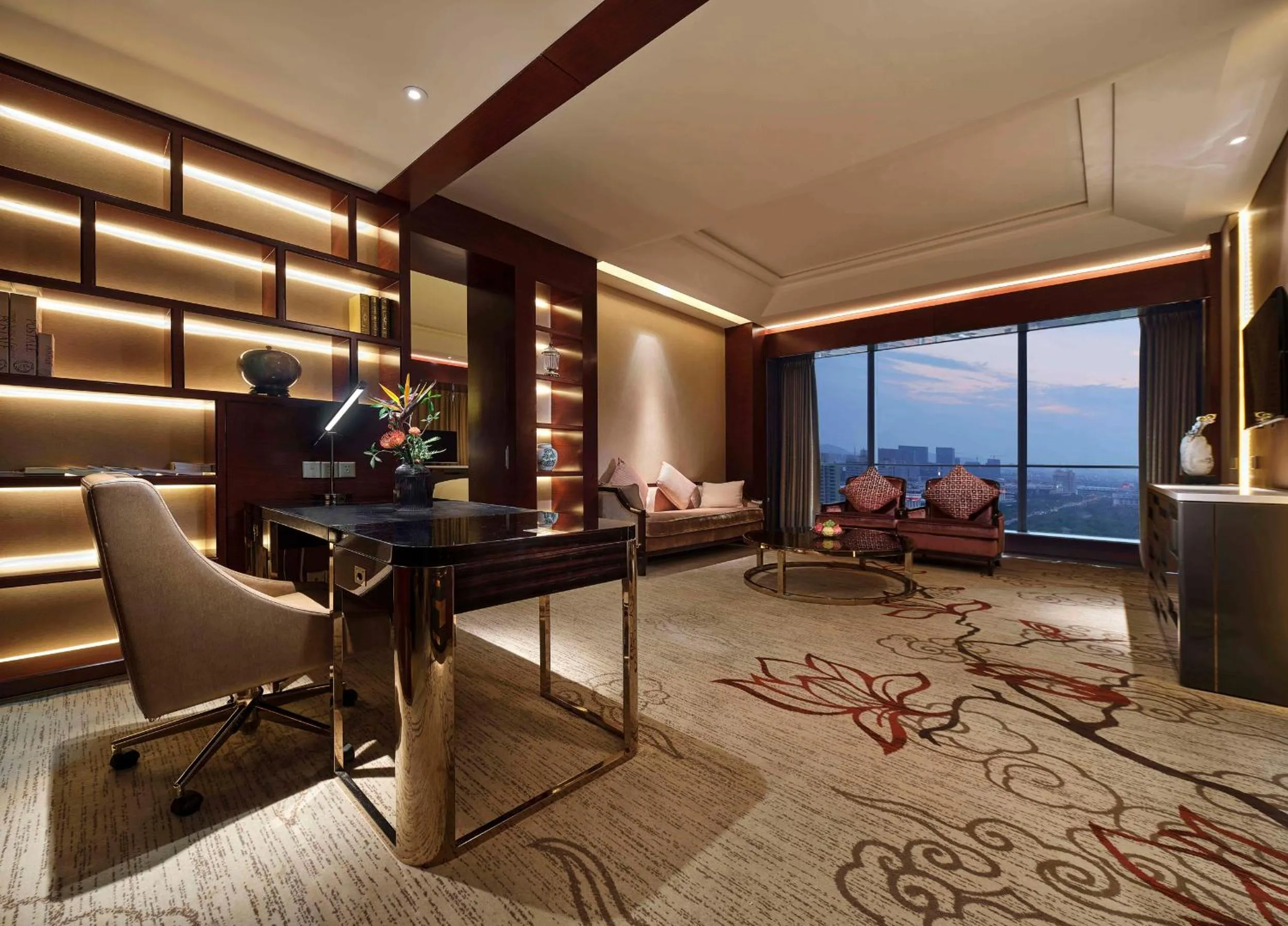 Living room in Sanding New Century Grand Hotel Yiwu