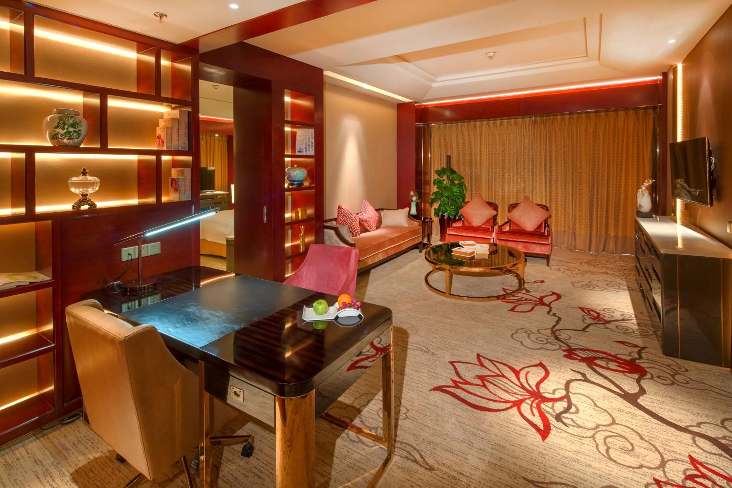 Living room in Sanding New Century Grand Hotel Yiwu