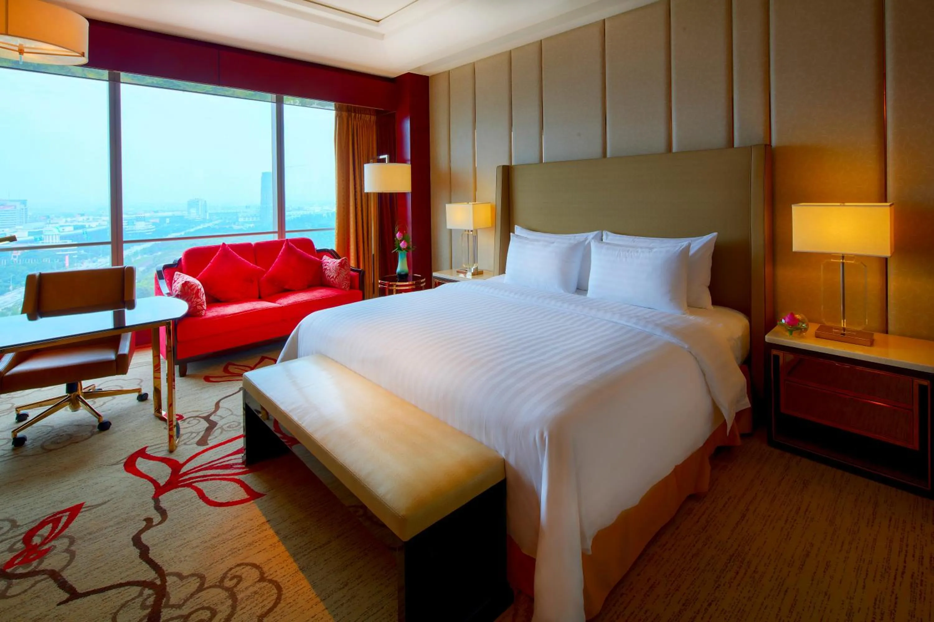 Bedroom, Bed in Sanding New Century Grand Hotel Yiwu