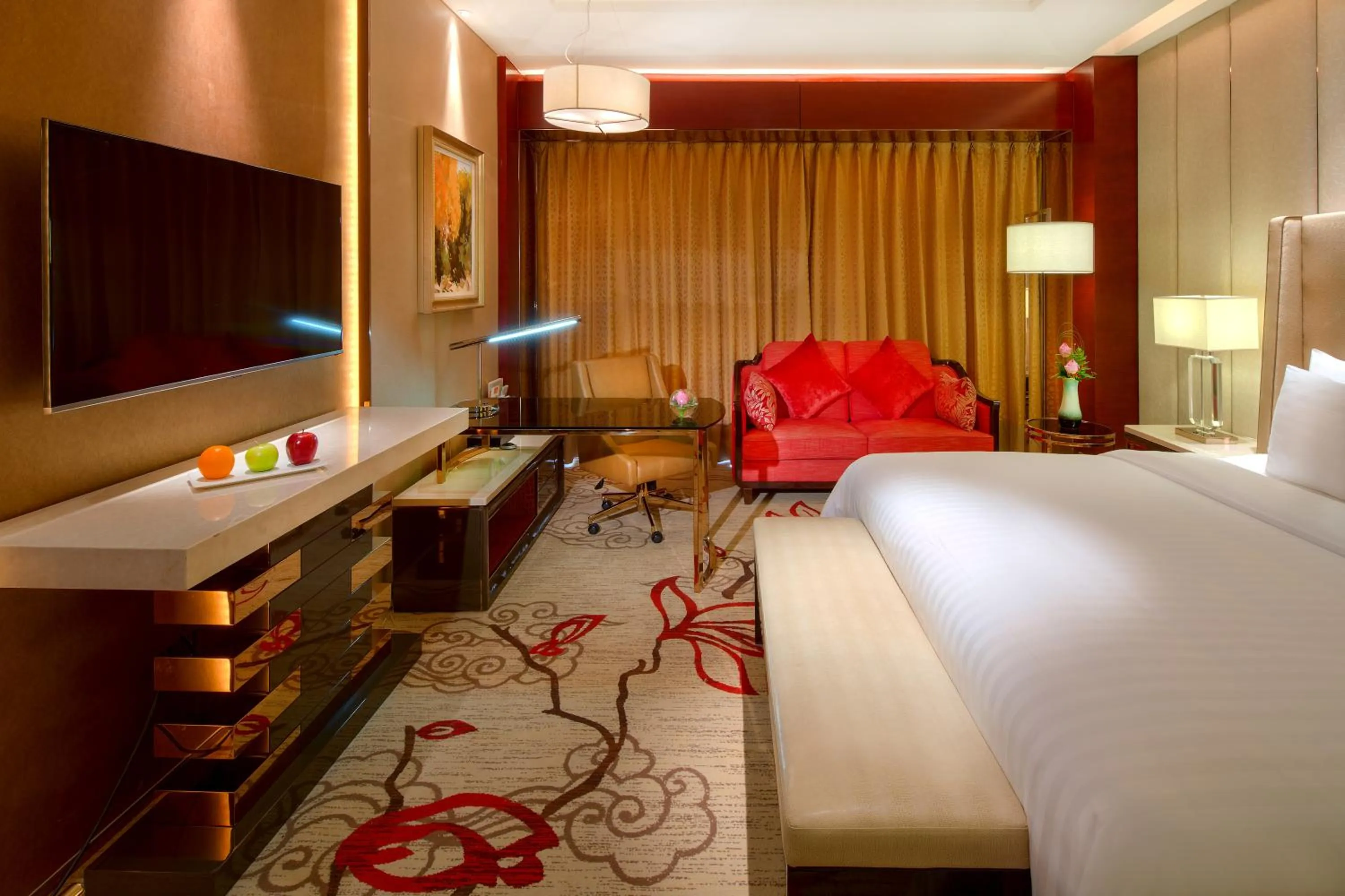Bedroom, Bed in Sanding New Century Grand Hotel Yiwu