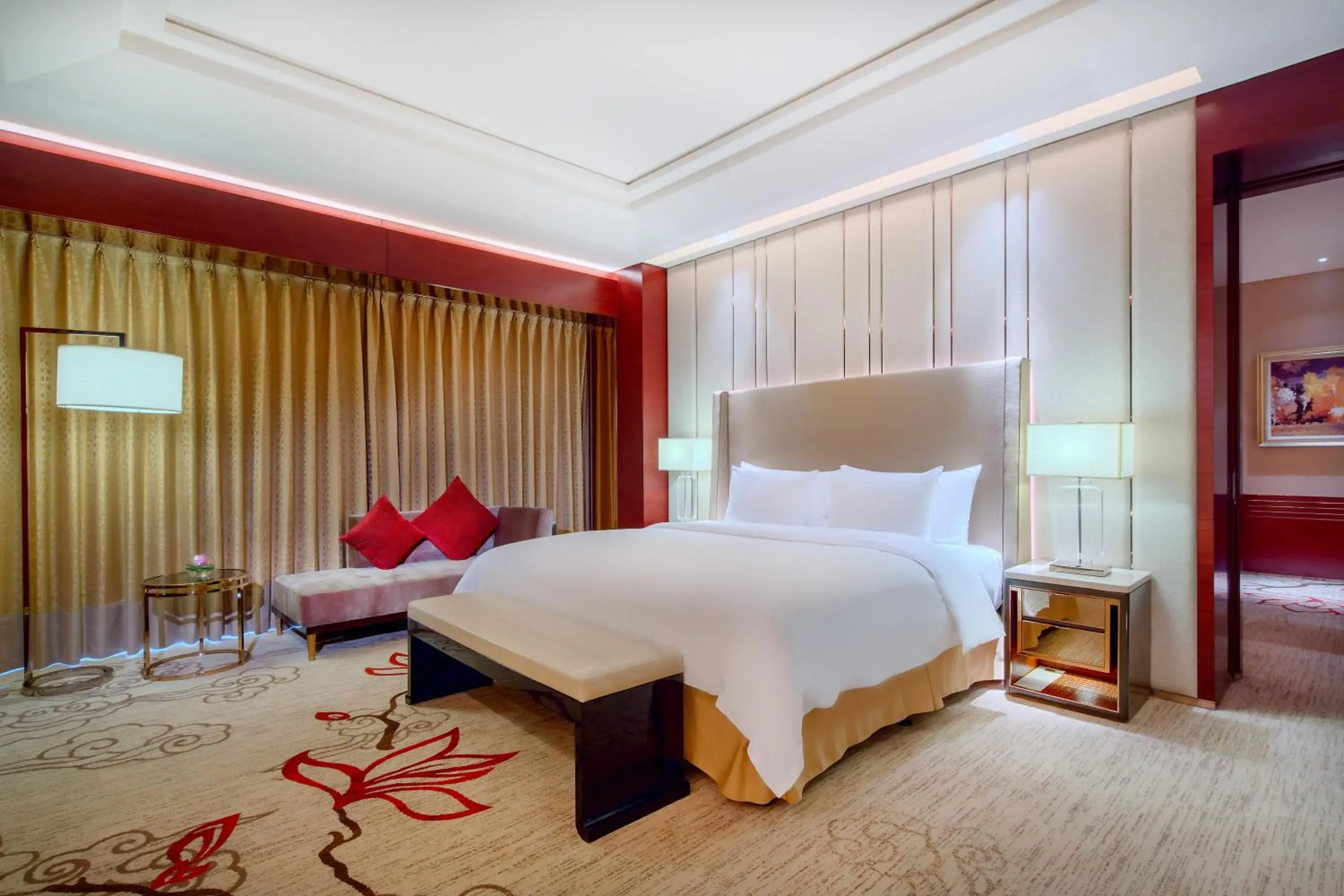 Bedroom, Bed in Sanding New Century Grand Hotel Yiwu Bedroom, Bed in Sanding New Century Grand Hotel Yiwu