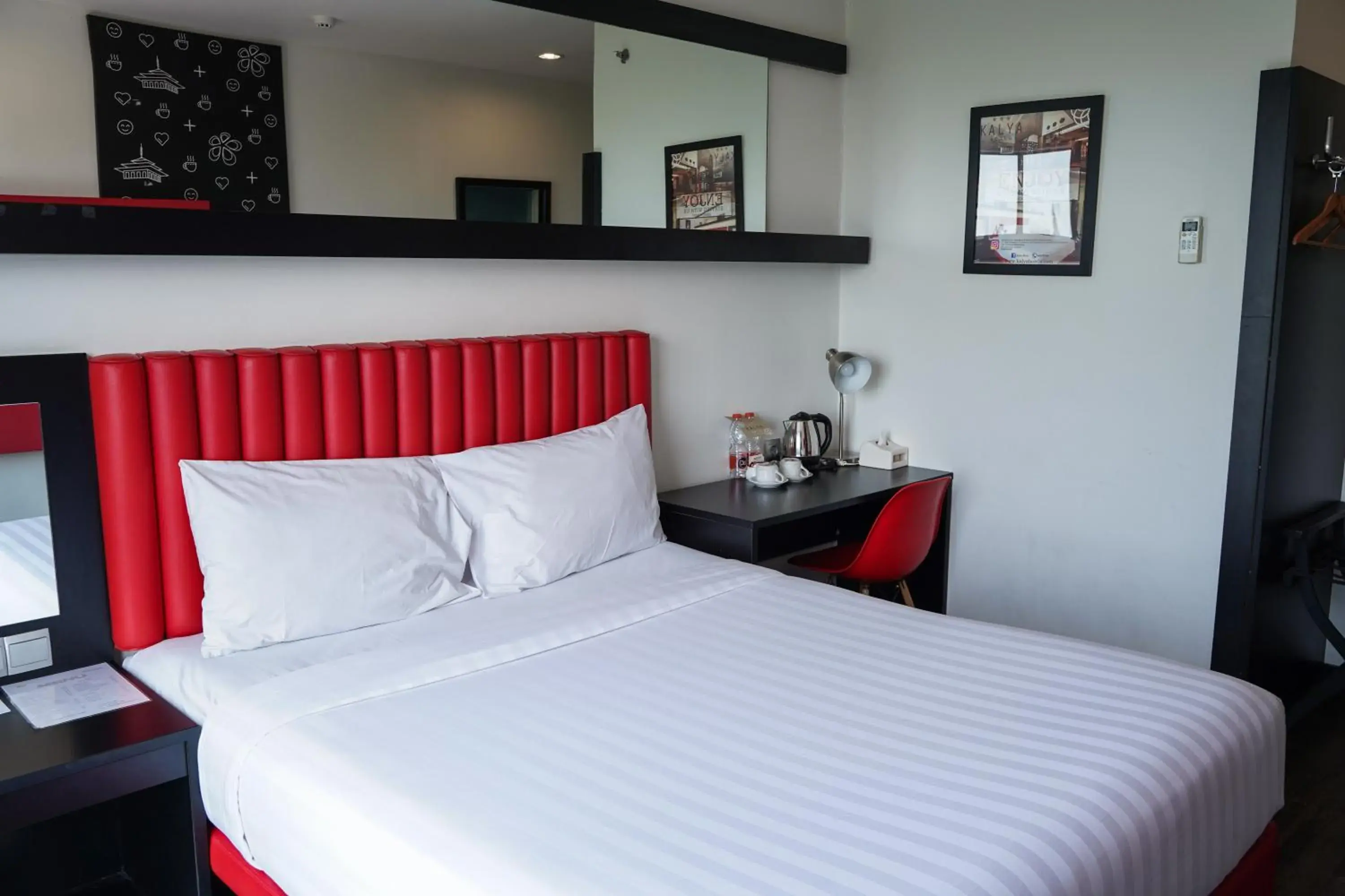Bed in Kalya Hotel Bandung Dago Bed in Kalya Hotel Bandung Dago