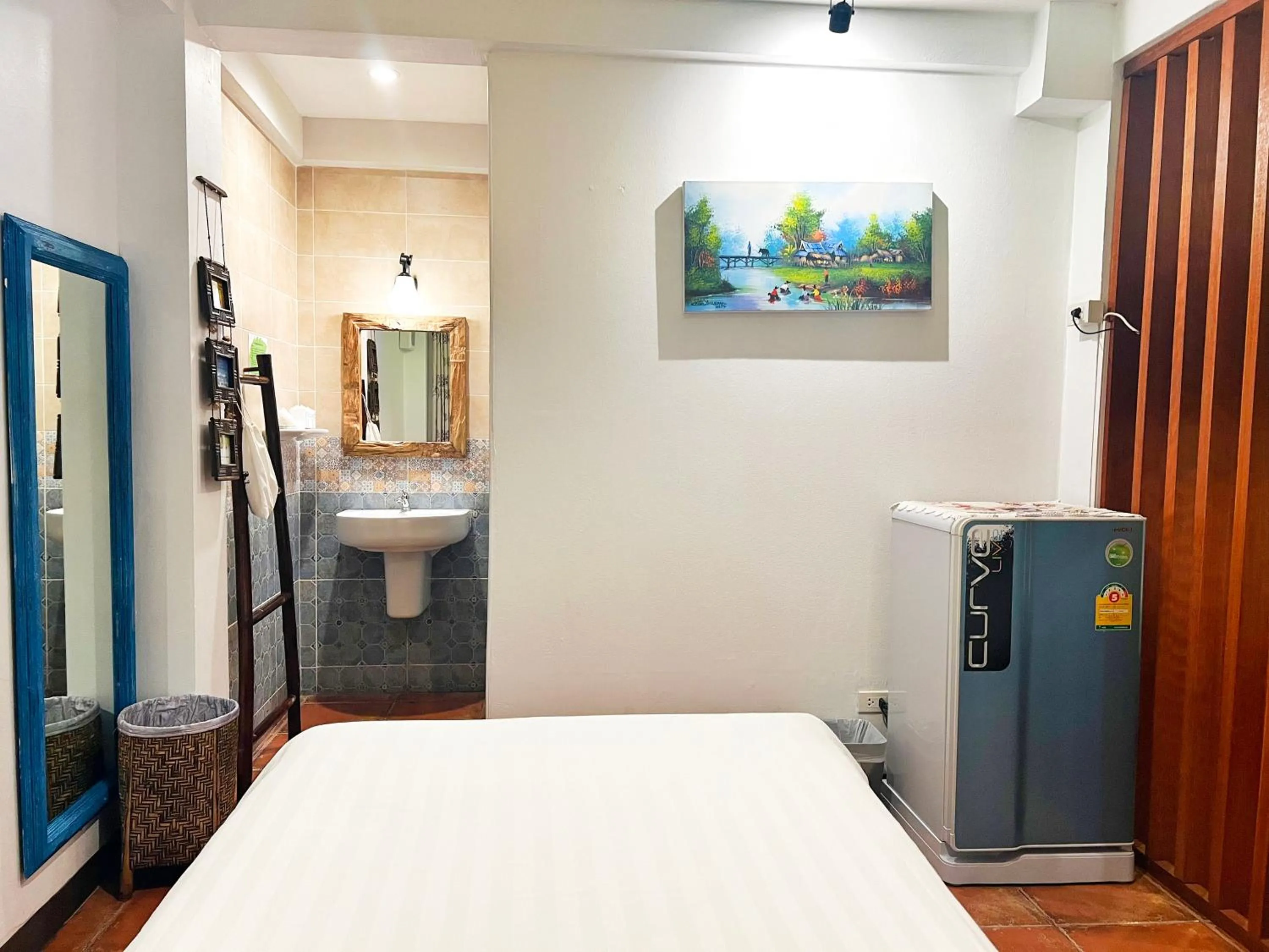 Bed in Somwang Boutique Hotel