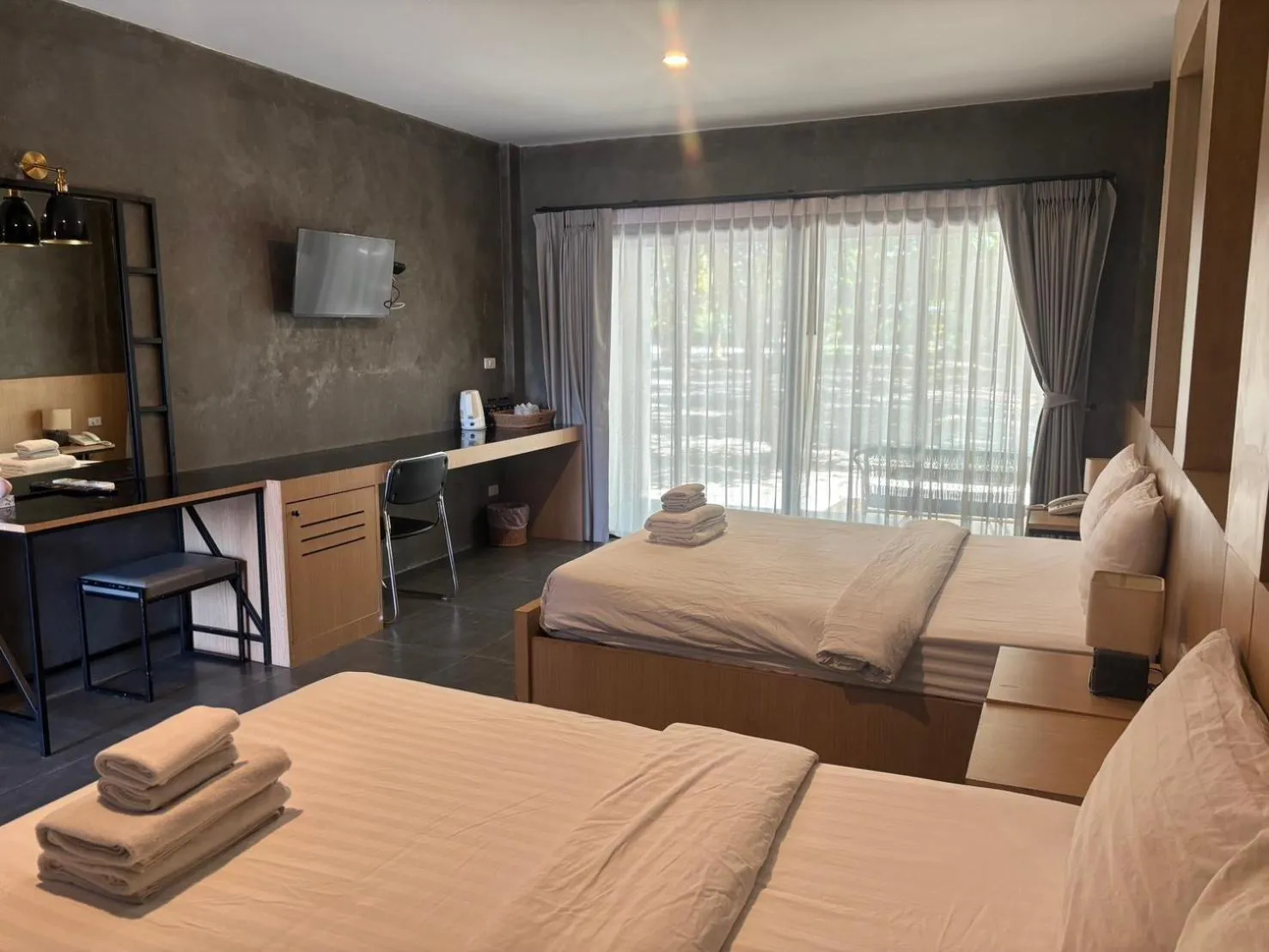 Bed in Blues River Resort