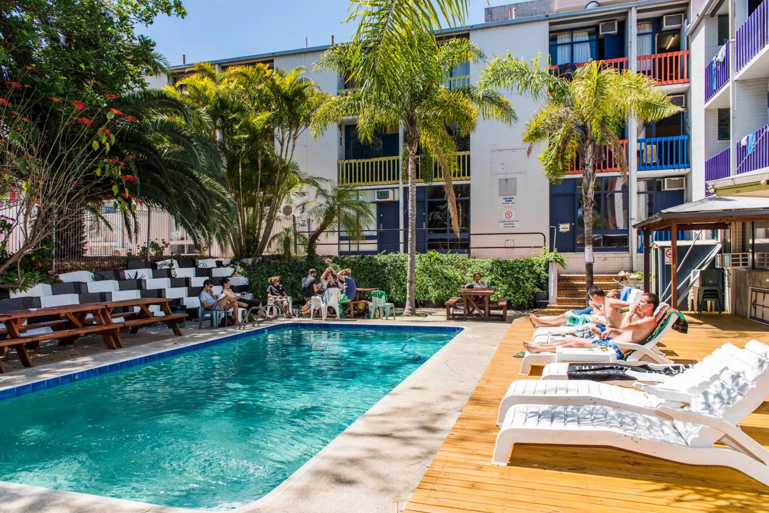 Swimming pool in Billabong Backpackers Resort