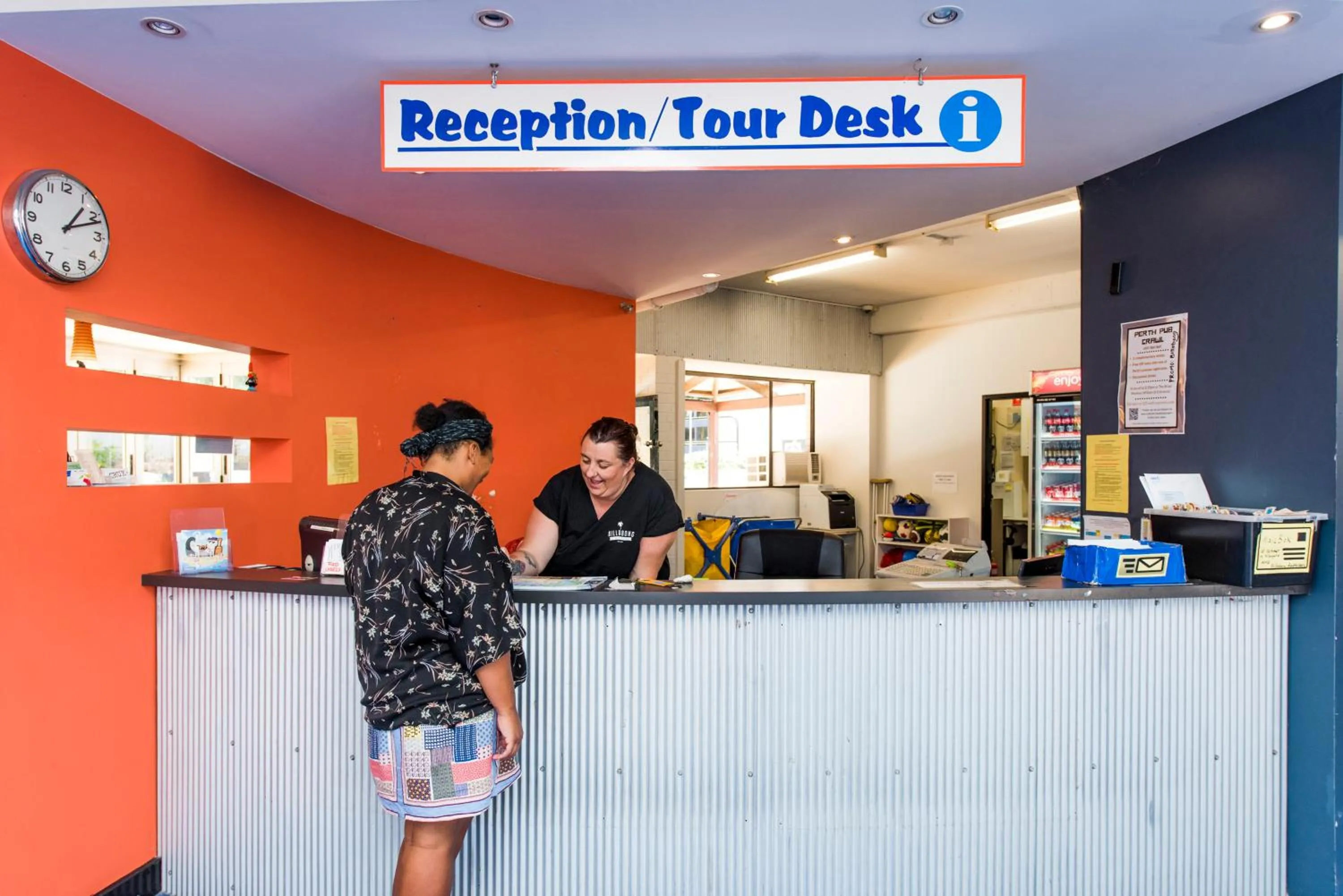 Lobby or reception in Billabong Backpackers Resort