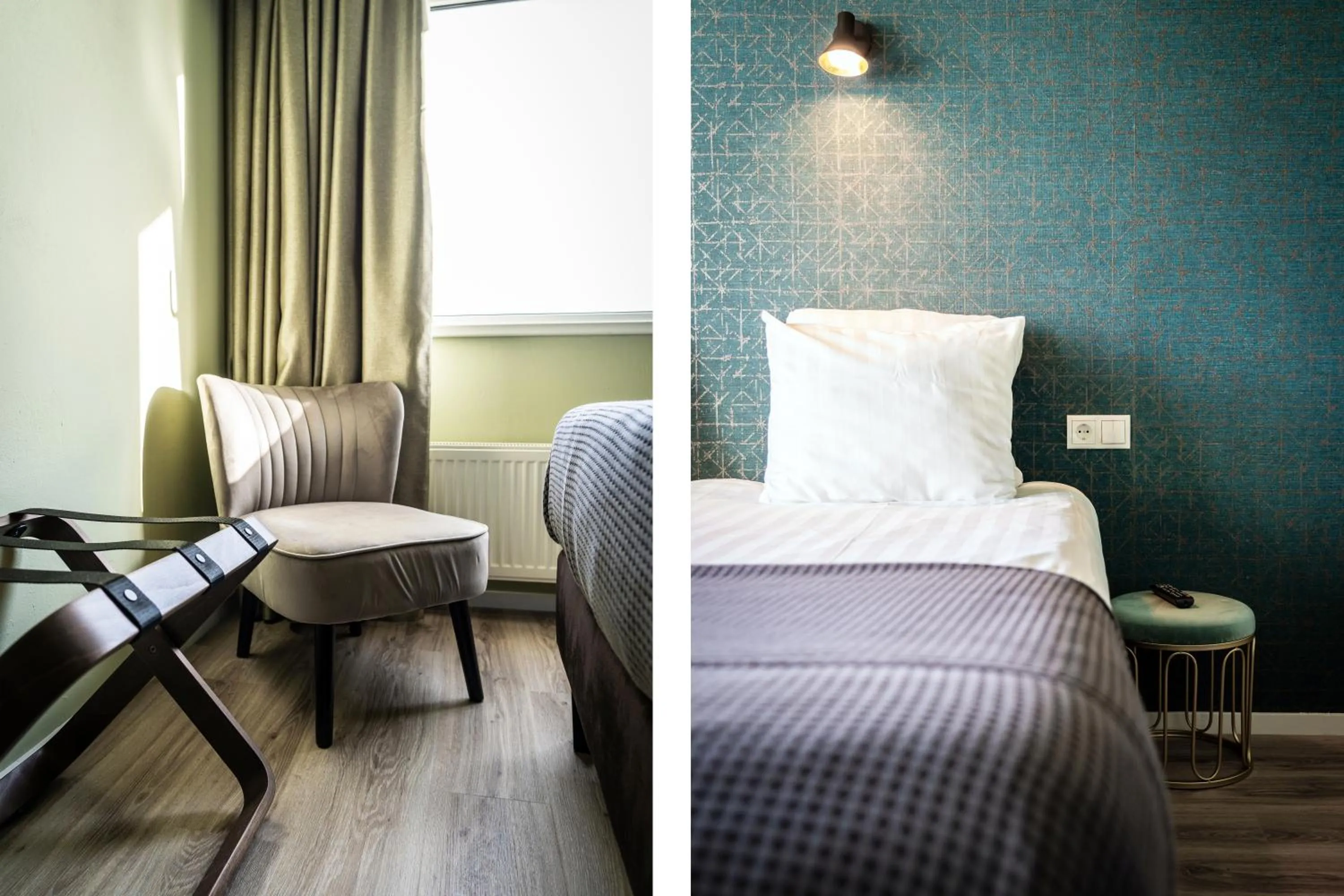 Bedroom, Bed in Hotel het Anker van Texel