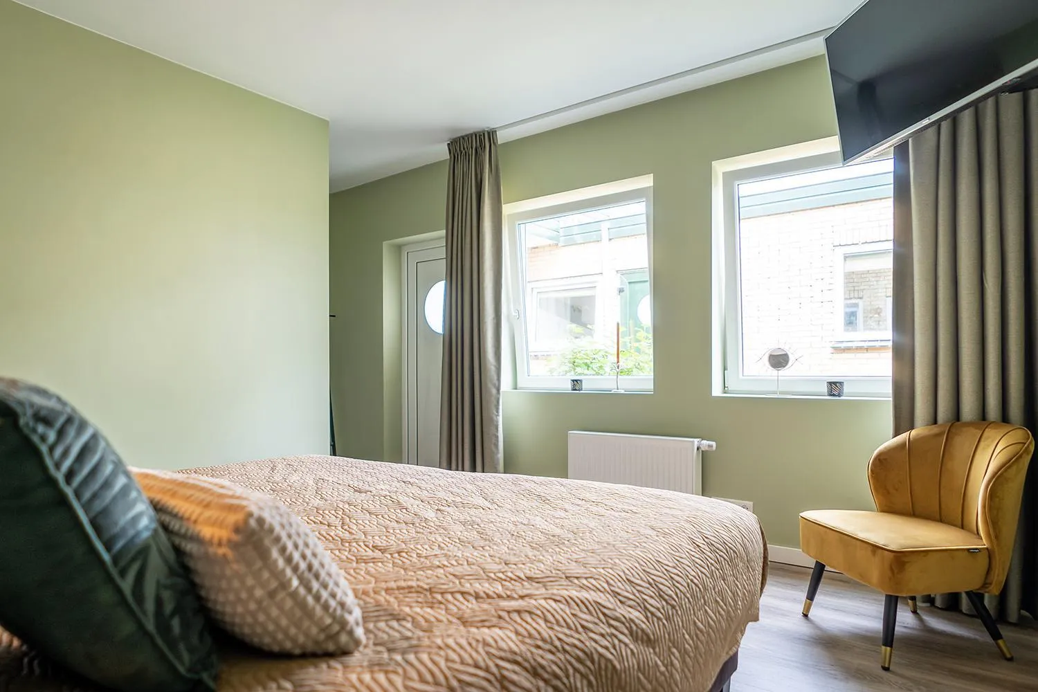 Bedroom, Bed in Hotel het Anker van Texel