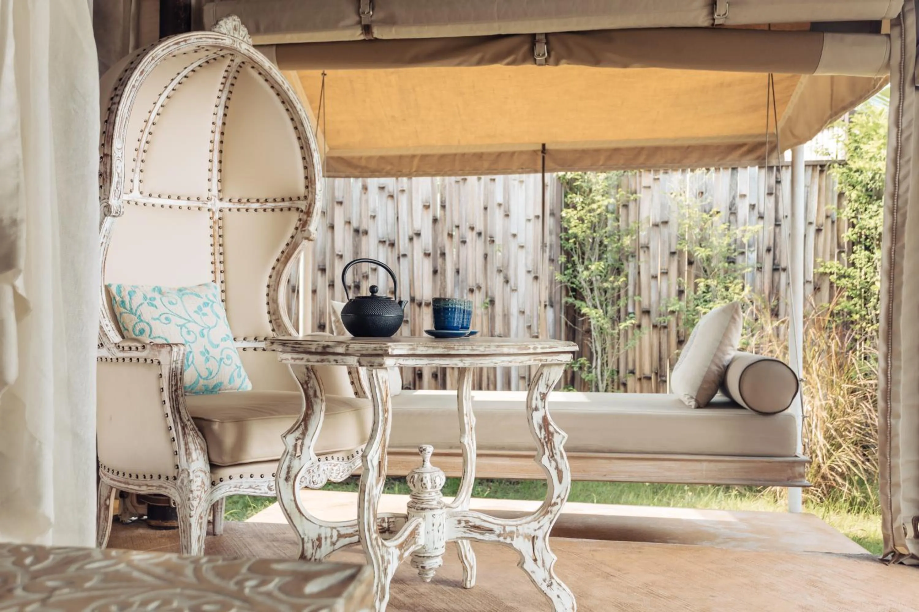 Patio in Khwan Beach Resort - Luxury Glamping and Pool Villas Samui - Adults Only - SHA Extra Plus