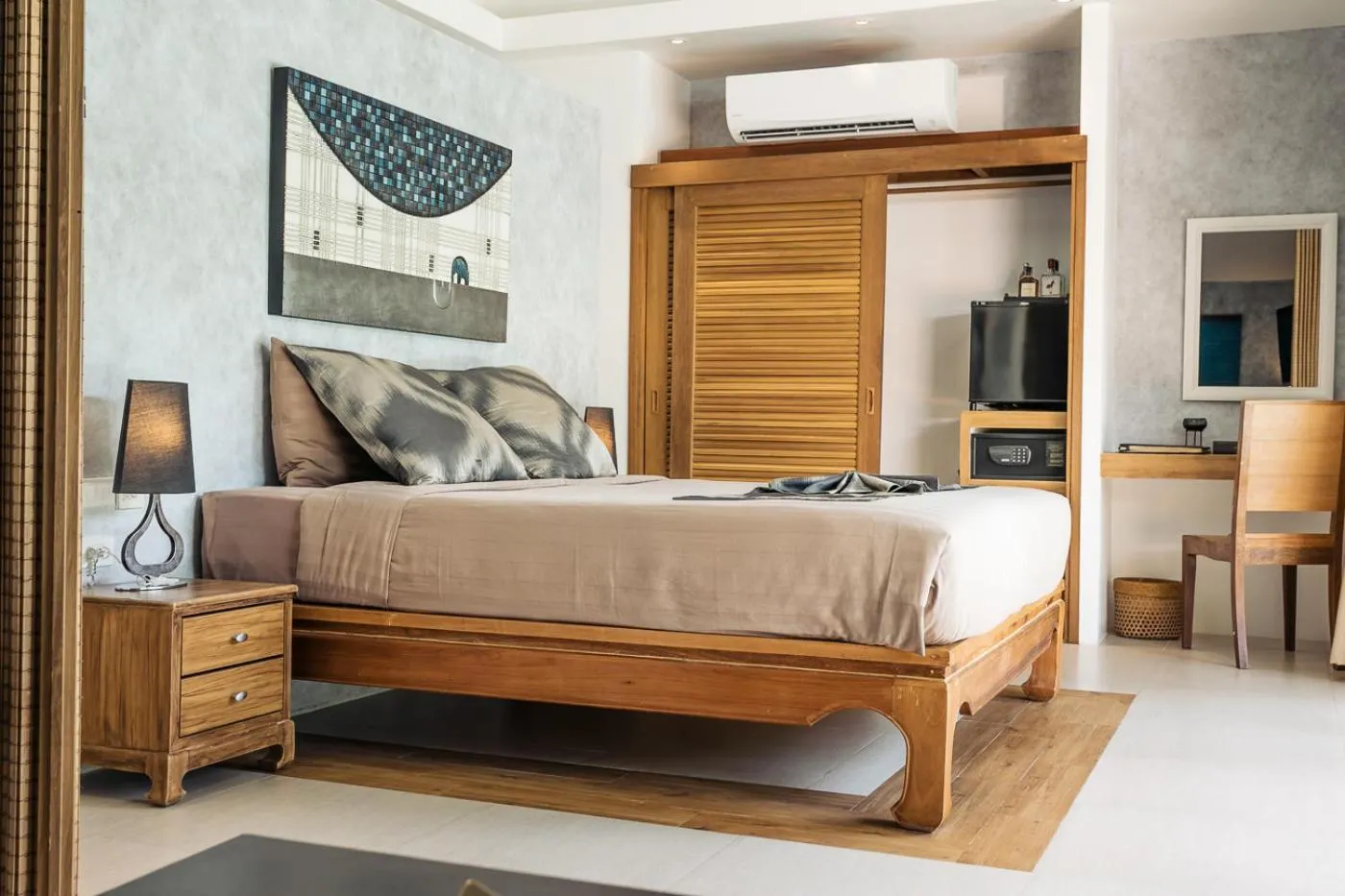 Bedroom, Bed in Khwan Beach Resort - Luxury Glamping and Pool Villas Samui - Adults Only - SHA Extra Plus