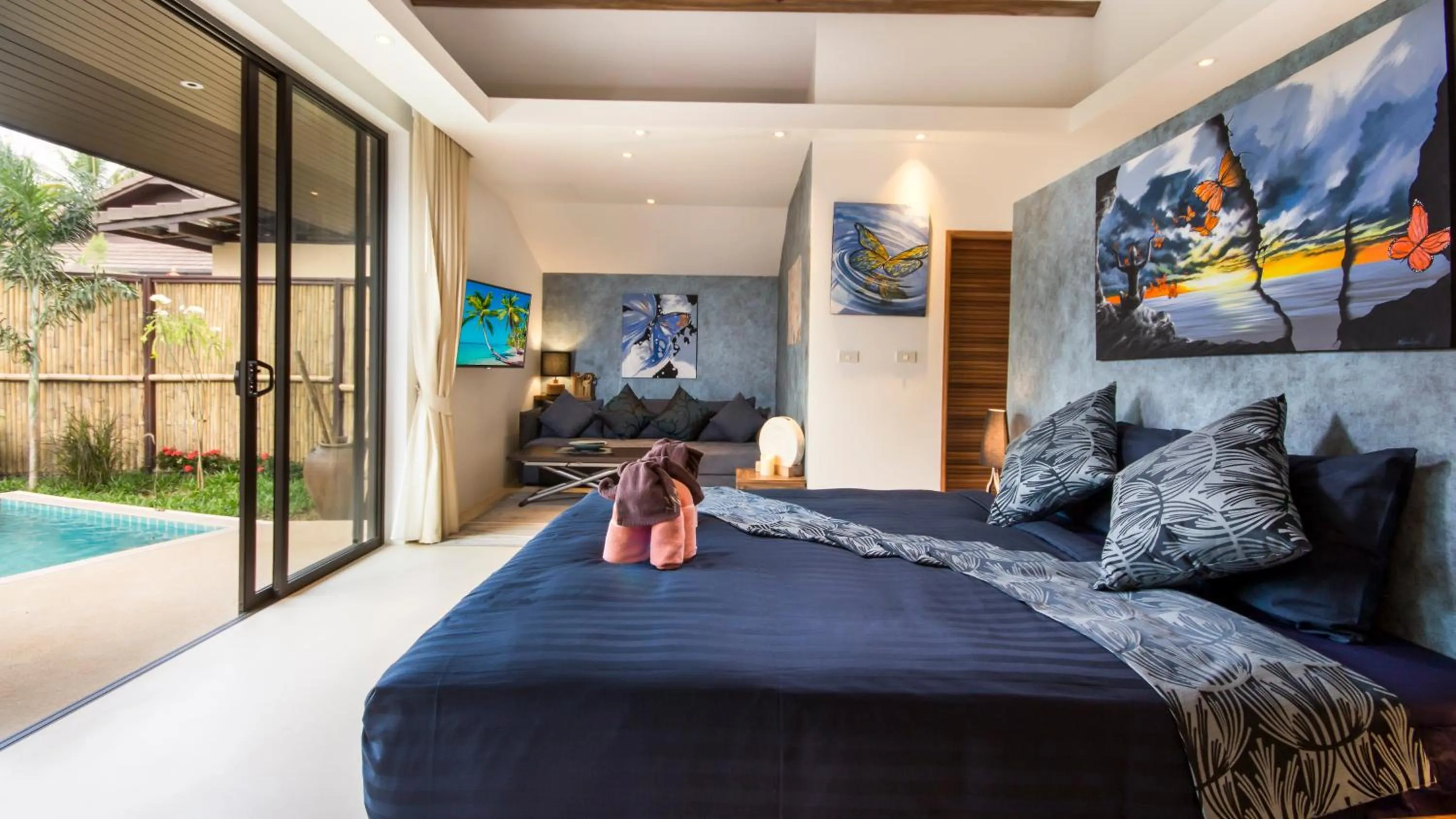 Photo of the whole room, Bed in Khwan Beach Resort - Luxury Glamping and Pool Villas Samui - Adults Only - SHA Extra Plus